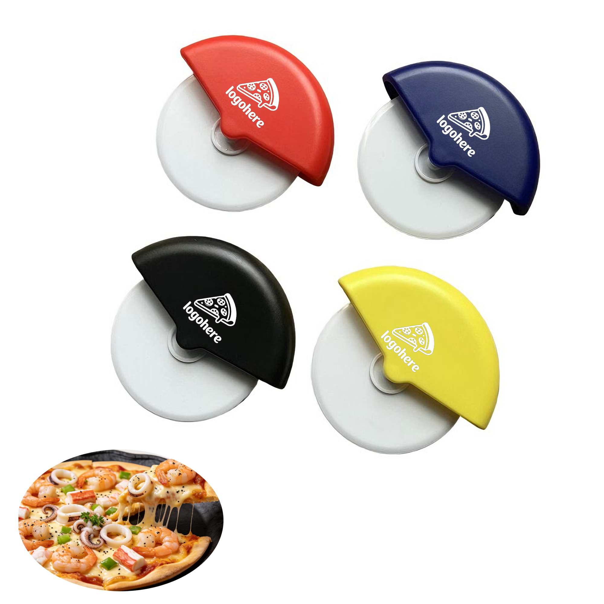 MOQ 50 Ergonomic Pizza Cutter 2