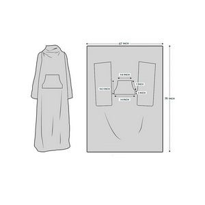 Tv Blanket With Sleeves And Pocket 4
