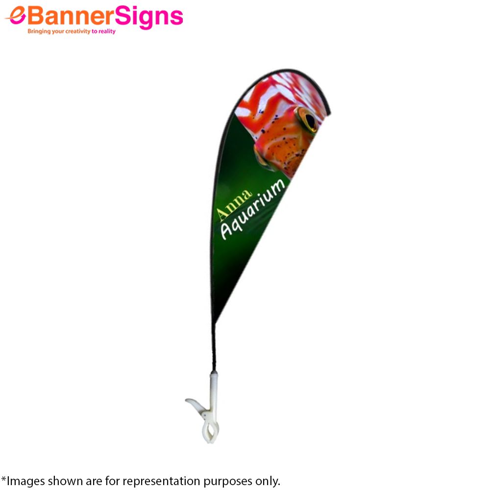 Teardrop Clip Flag 1