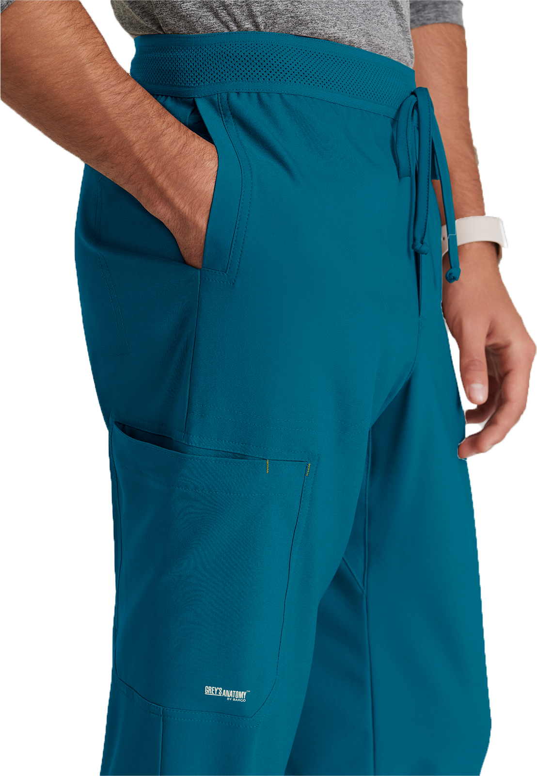 Grey's Anatomy Evolve Stretch - Men's Five-Pocket Slim Leg Highland Scrub Pant 58