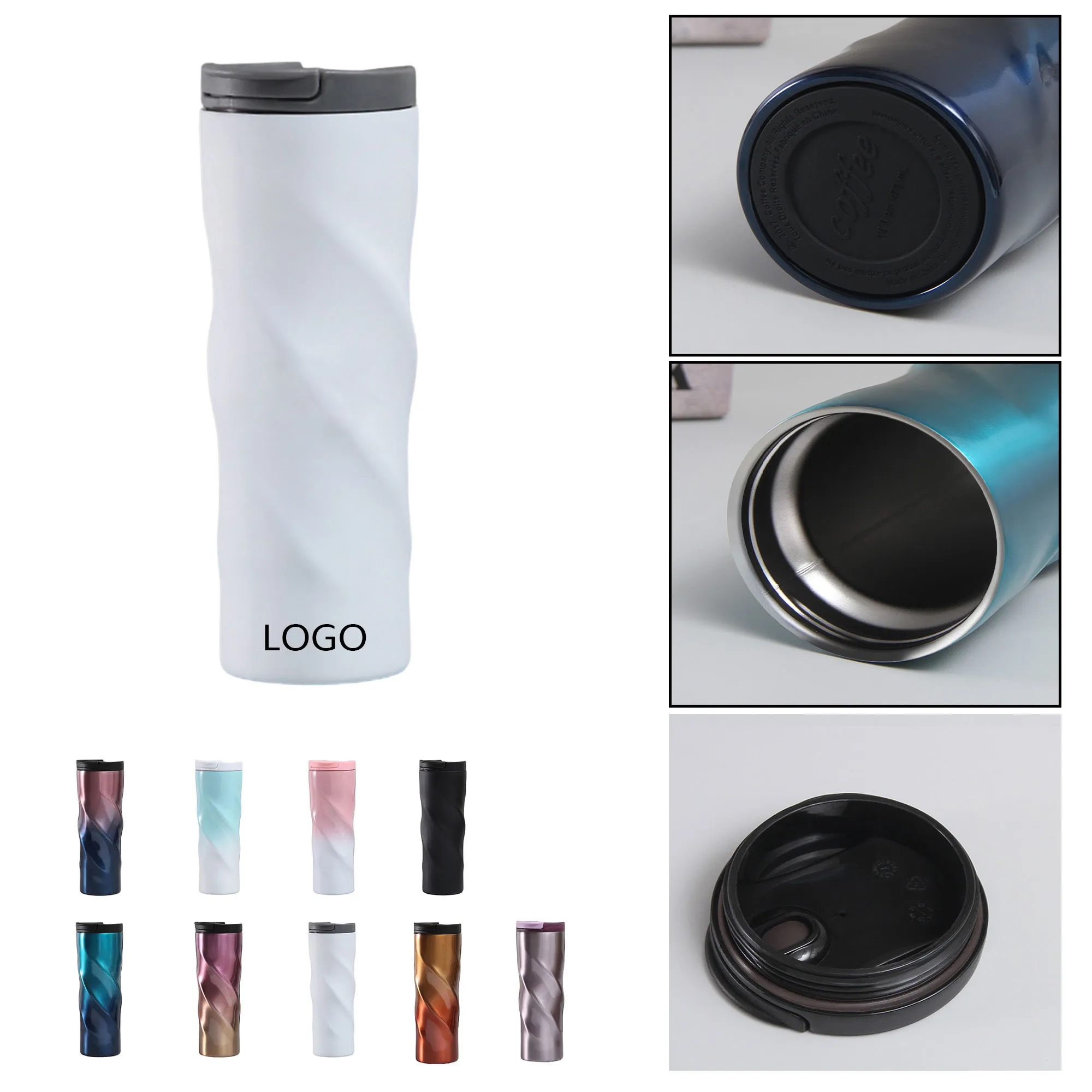 17 oz Rotating Gradient Coffee Cup 2