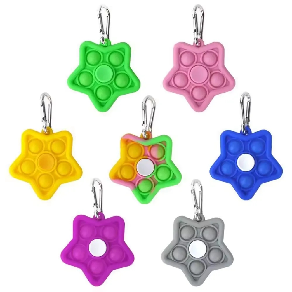 Star Pop Keychain Fidget Spinner 1