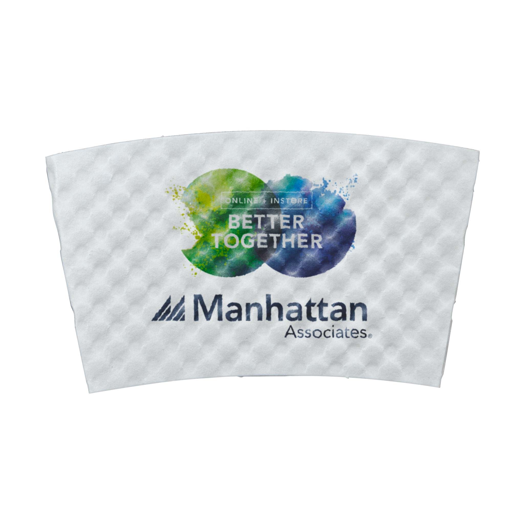 8/9 oz Beverage Wrap White Digital Print 6