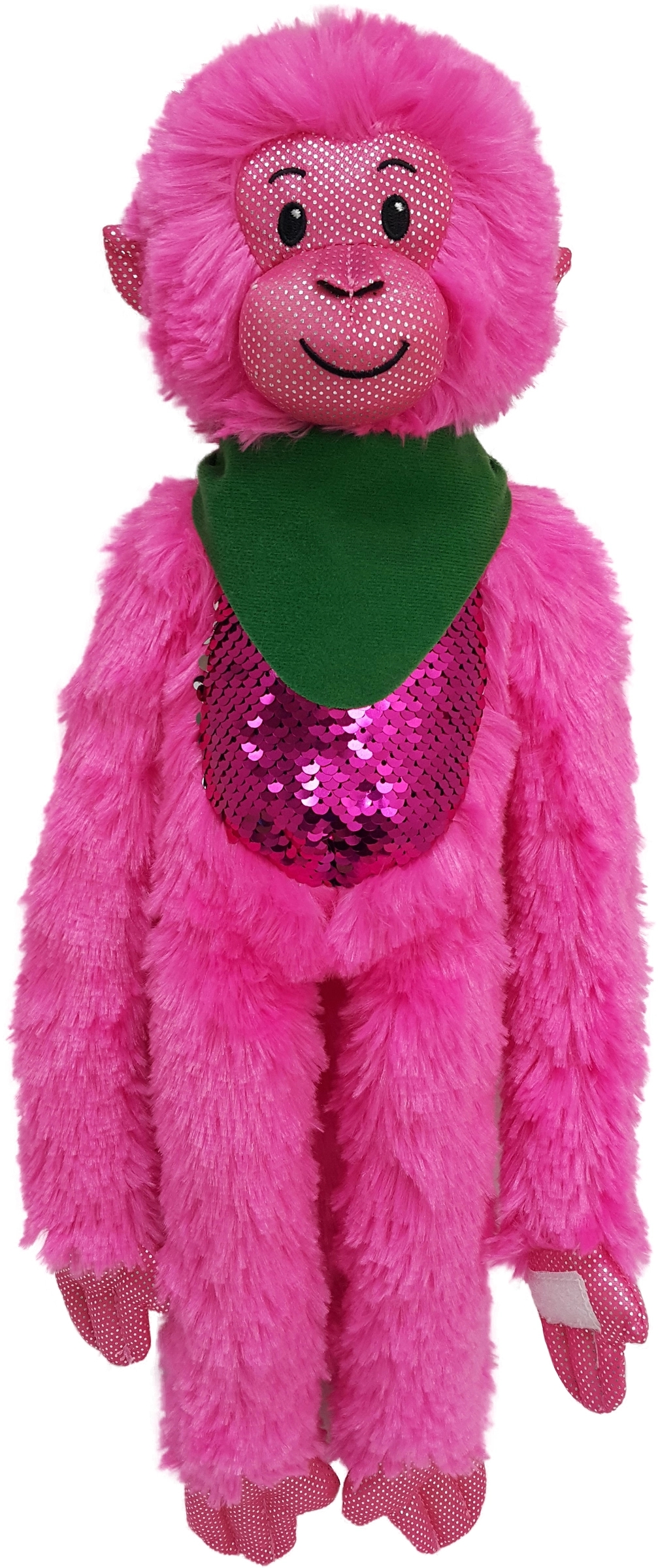 21" Hot Pink Spider Monkey with Sequins 15