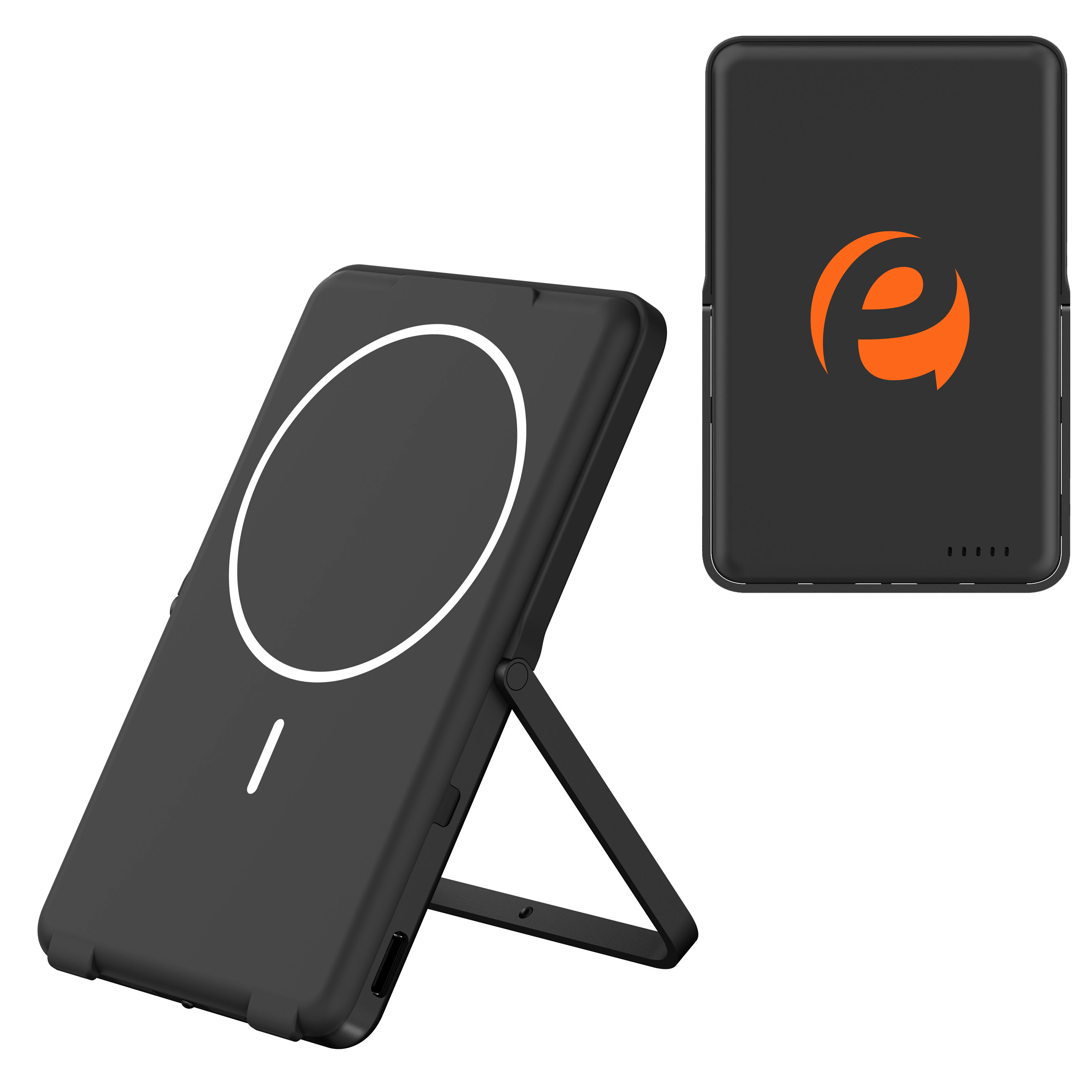 Slim 5,000 mAh MagSafe Power Bank with Kickstand 2