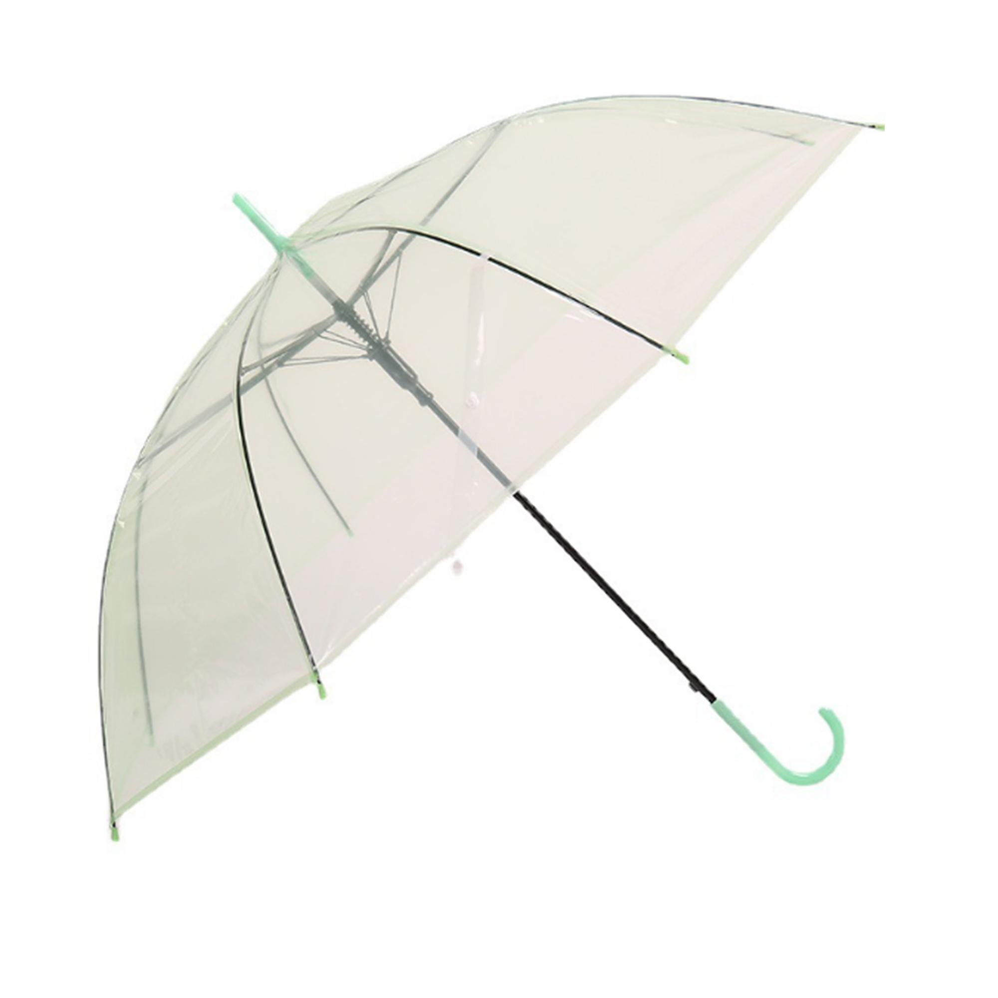MOQ 50 PCS Stylish PVC Transparent Umbrella 5