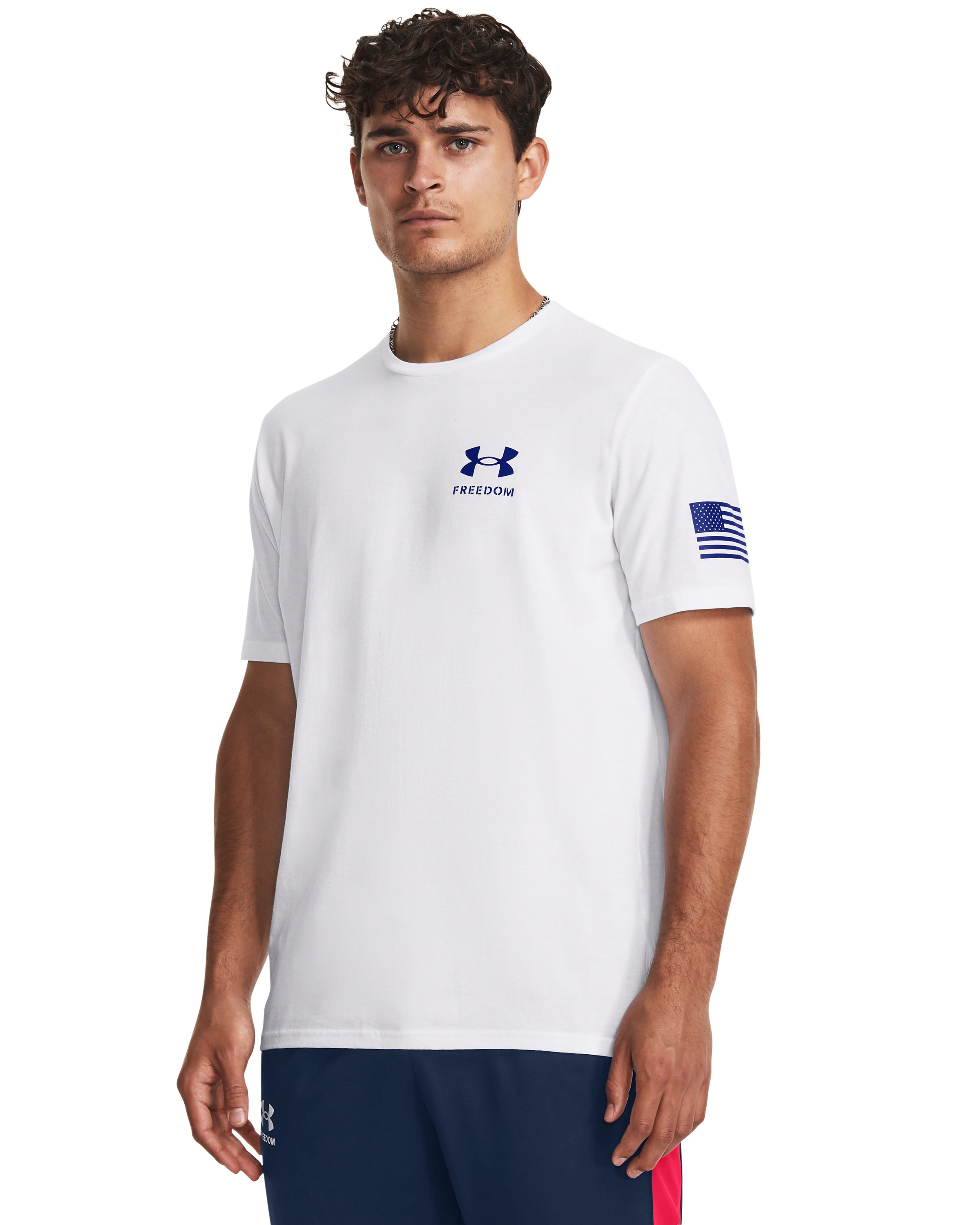 UA Freedom Flag Gradient Men's T-Shirt 3