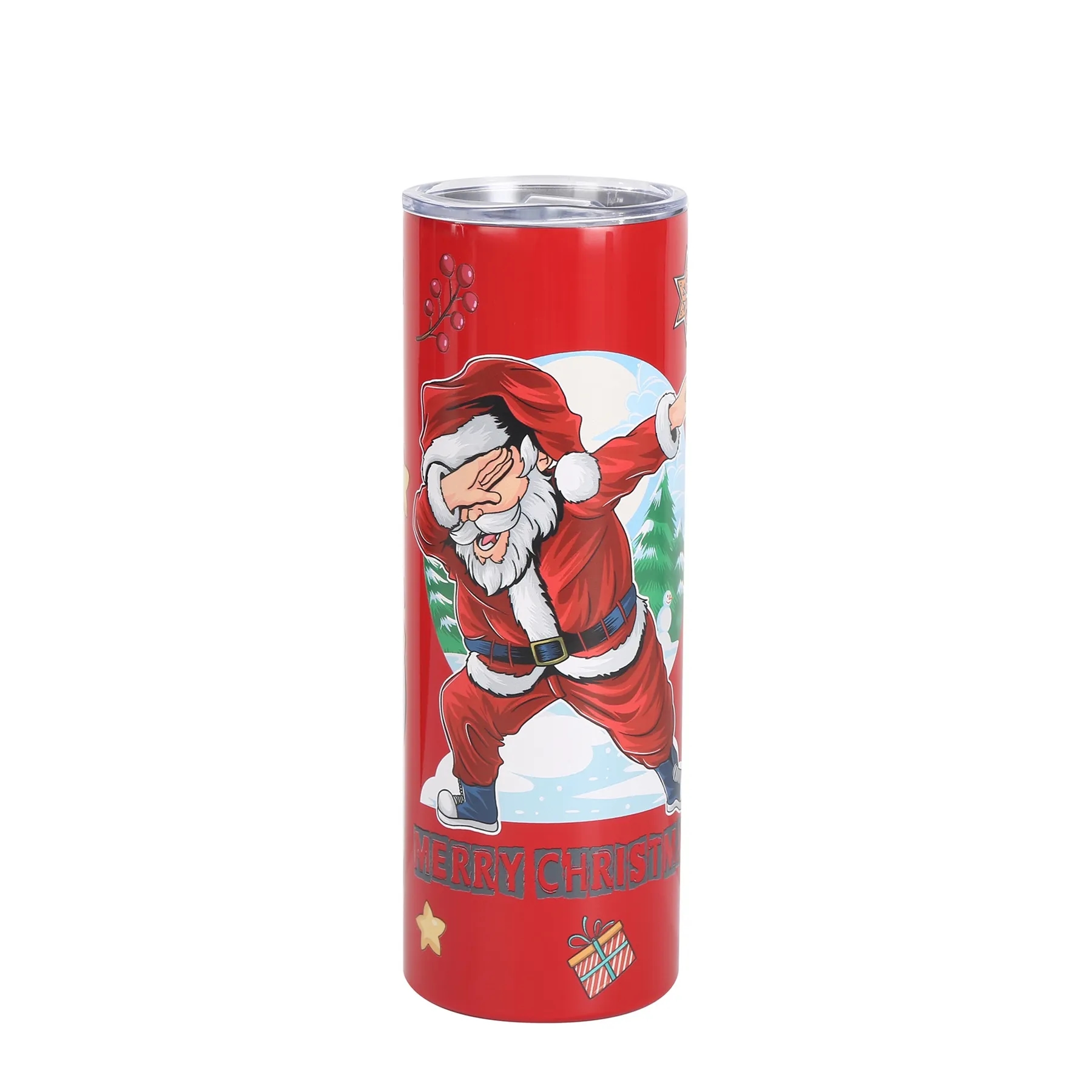 20 Oz. Custom Christmas Pattern Stainless Steel Vacuum Cup 3