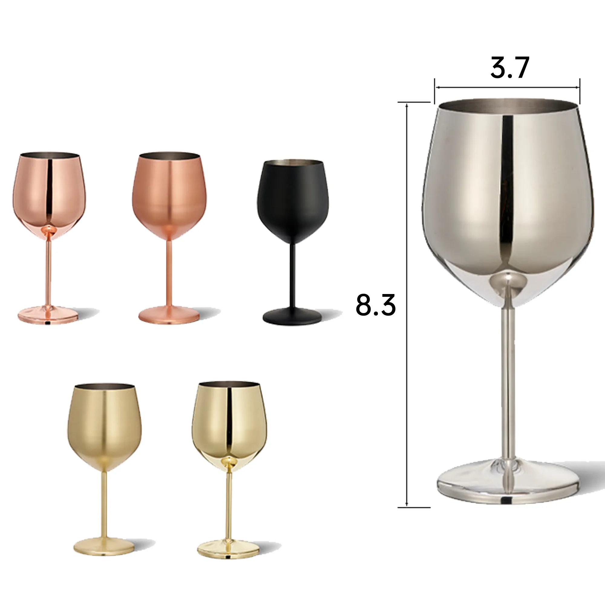 17Oz Wine Cup Stainless Steel 3