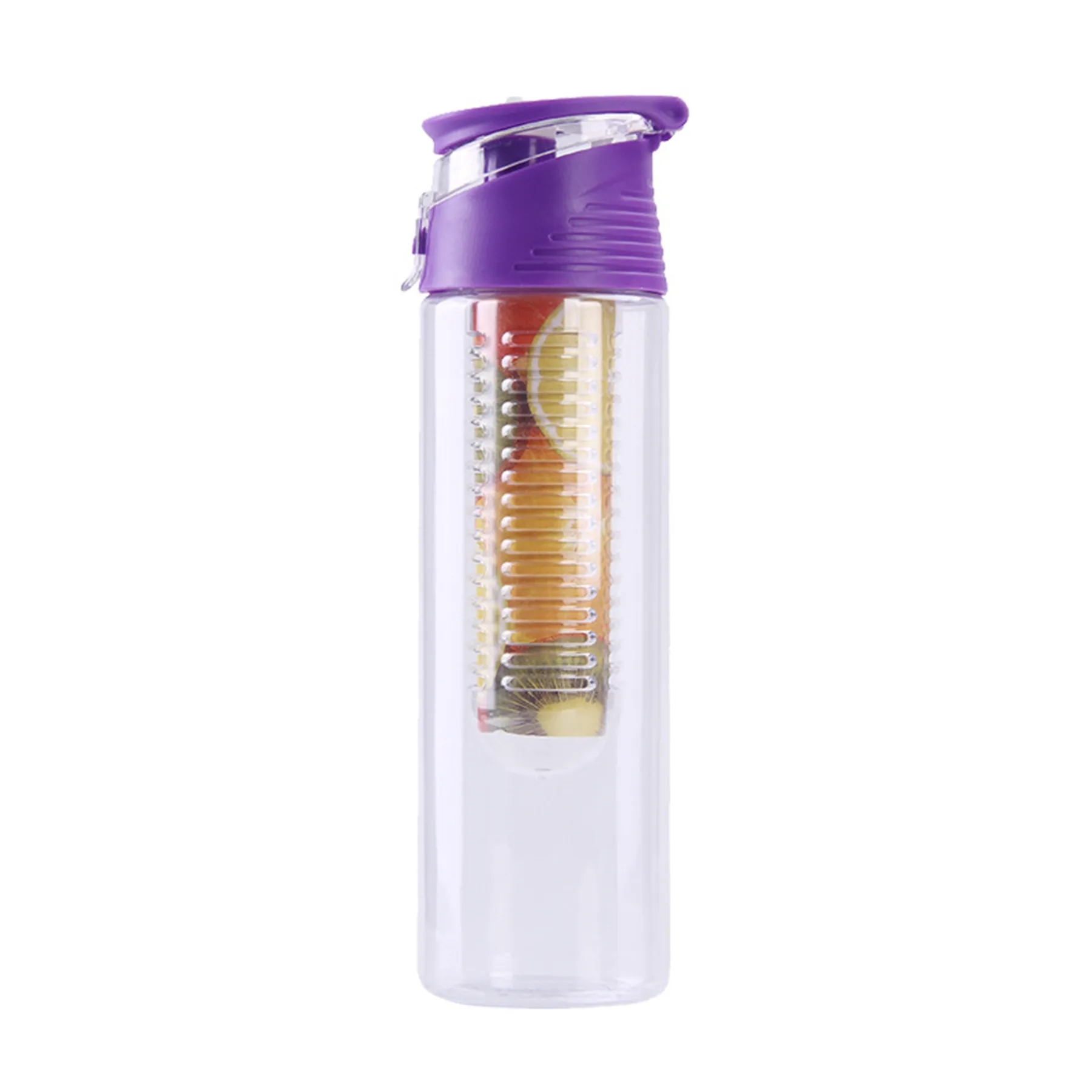 Plastic 700ml Fruit Transparent Sports Kettle 7