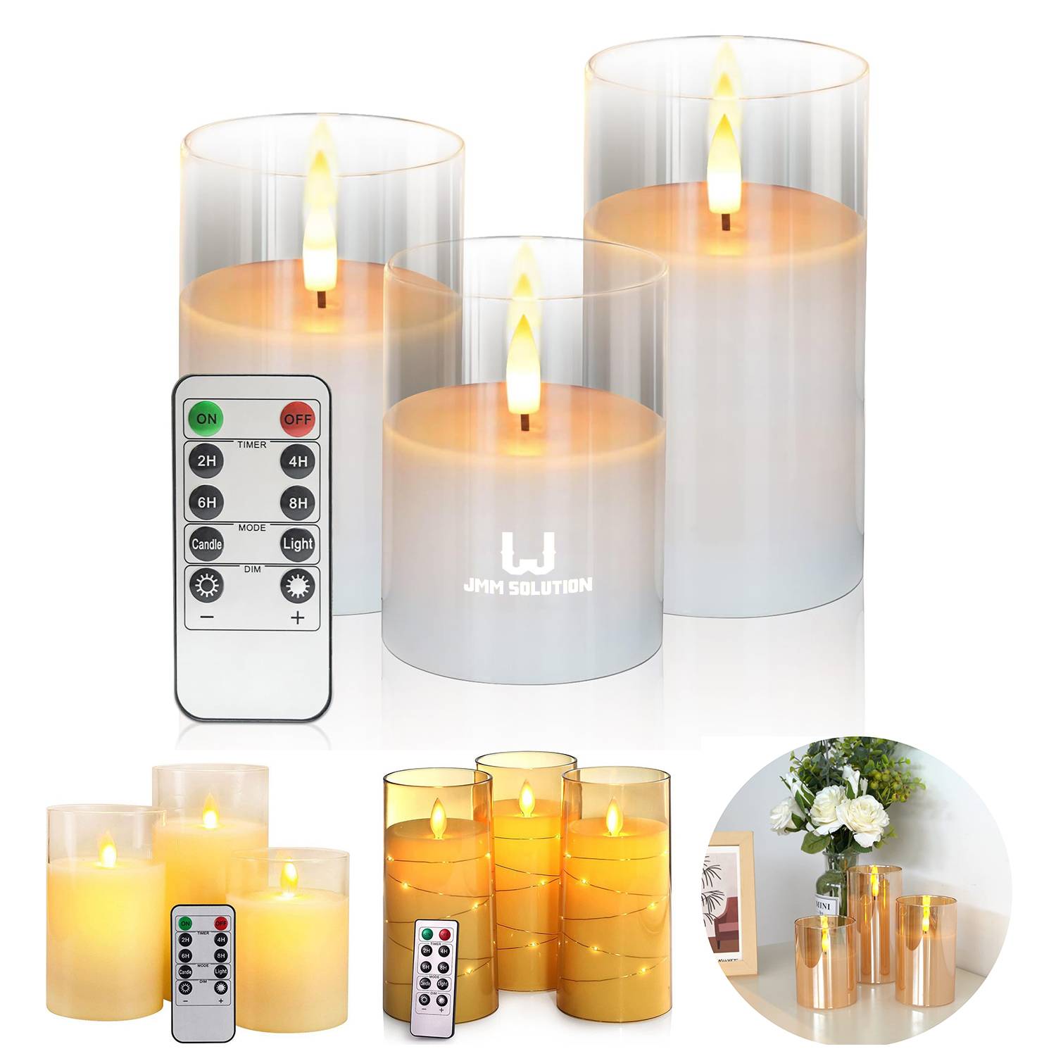 Flameless Led Candles with Remote 2