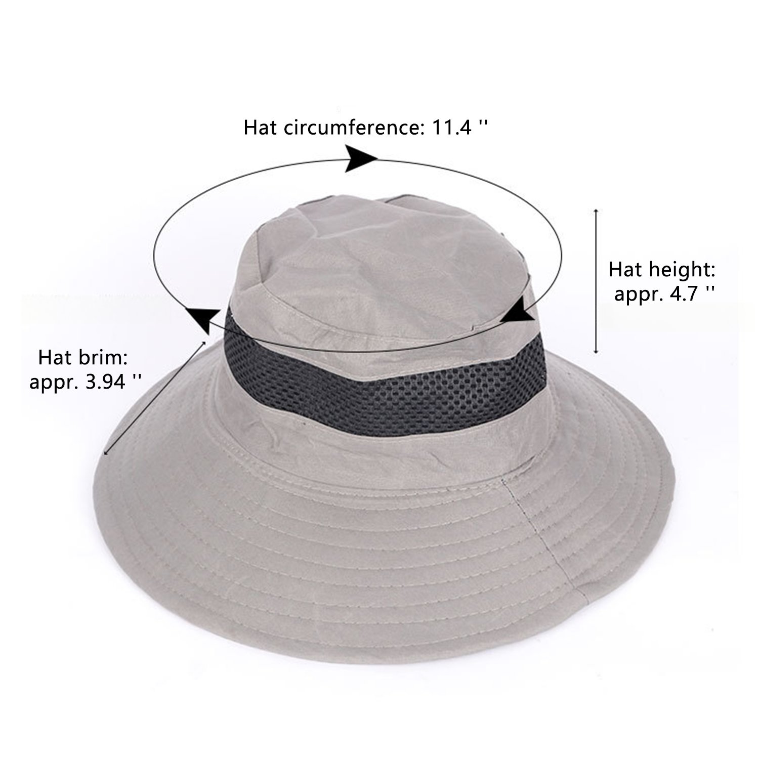 Outdoor custom Logo Fisherman Safari Bucket Hats w/ String 11
