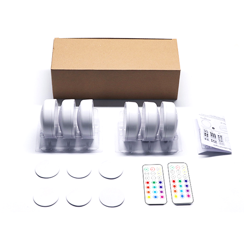 Adjustable remote control household kitchen bedroom cabinet 13 colors lamp RGB night lamp LED light 6