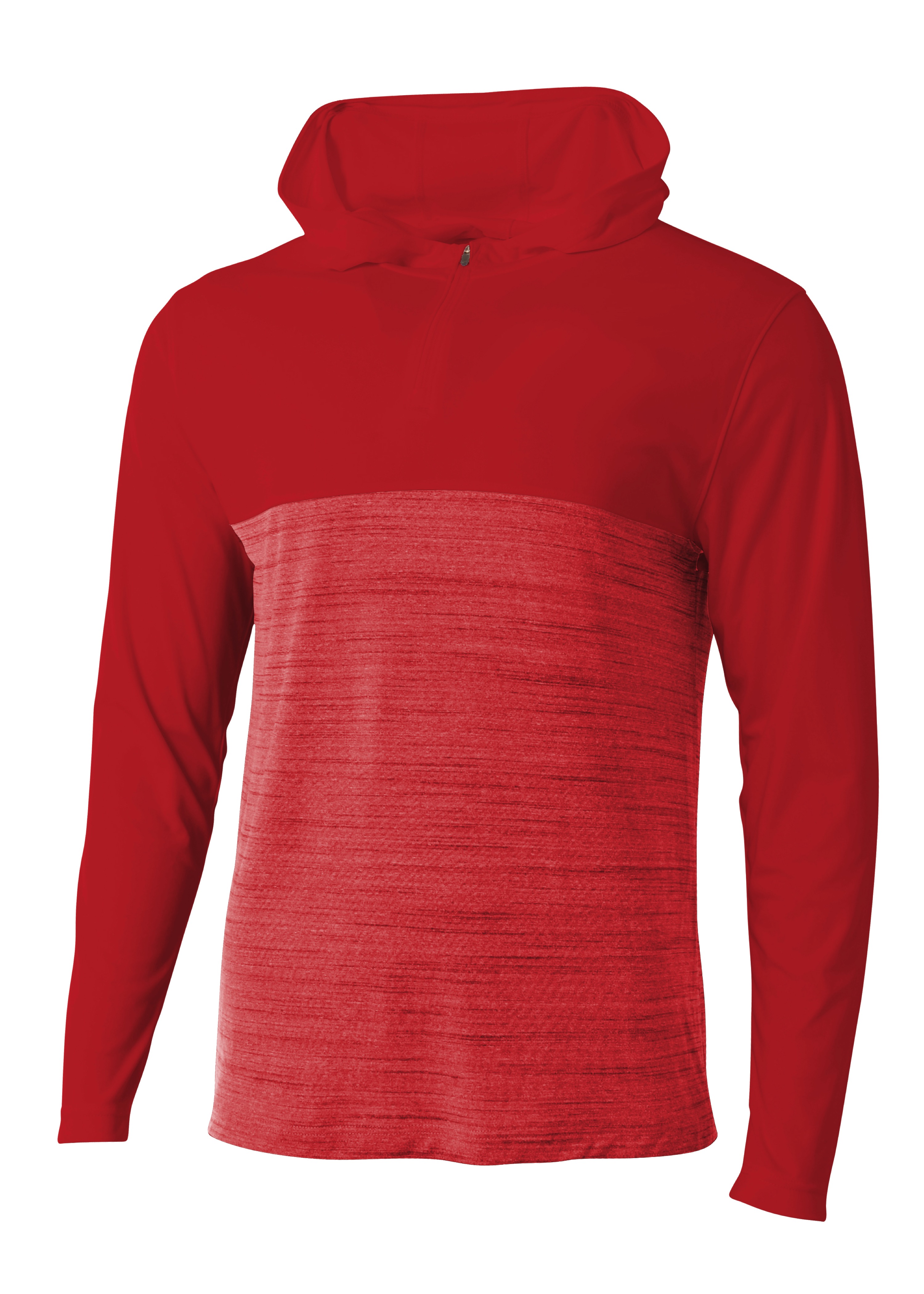 A4 Slate Quarter Zip Hoodie 4