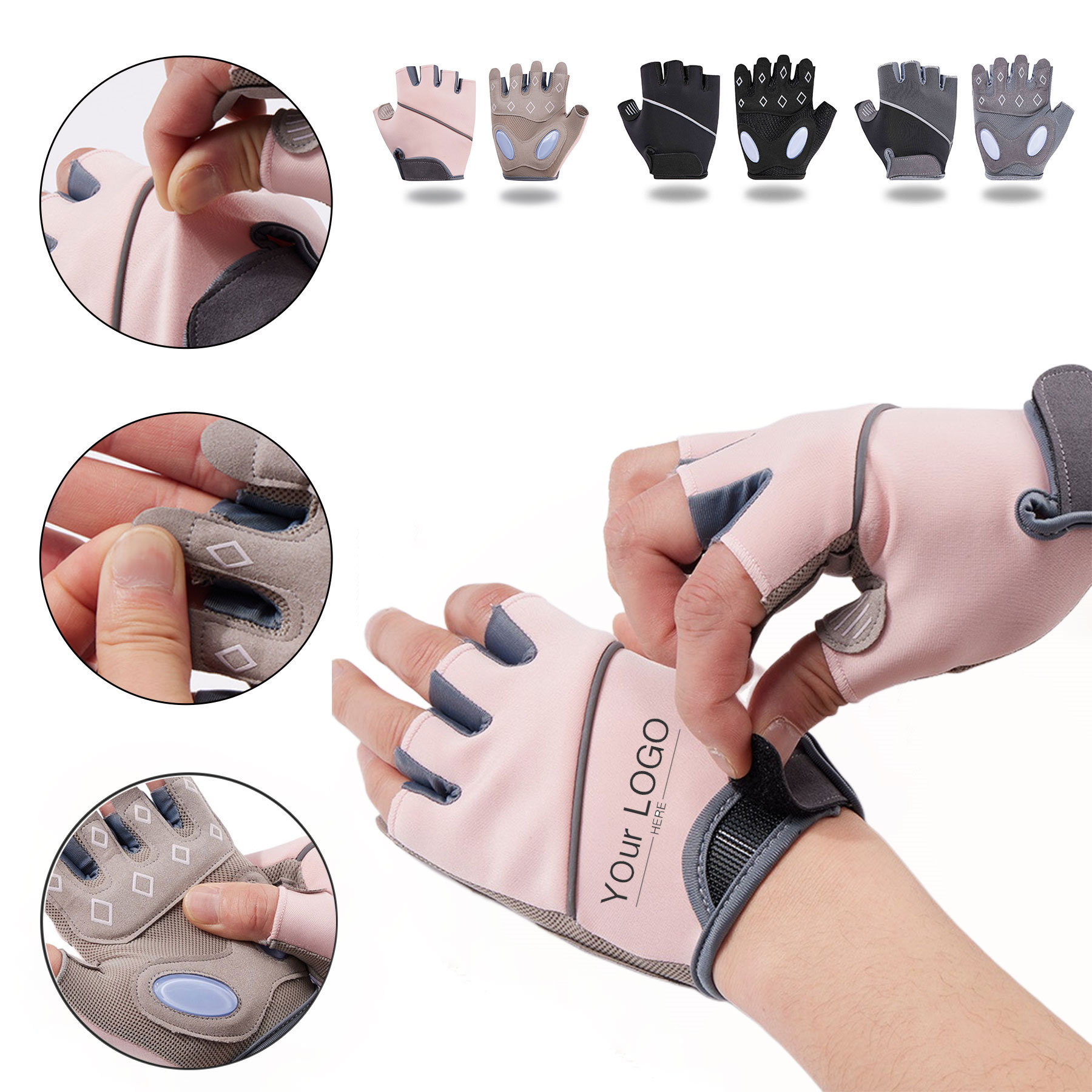 Anti Slip Shock Absorbing Short Glove 2