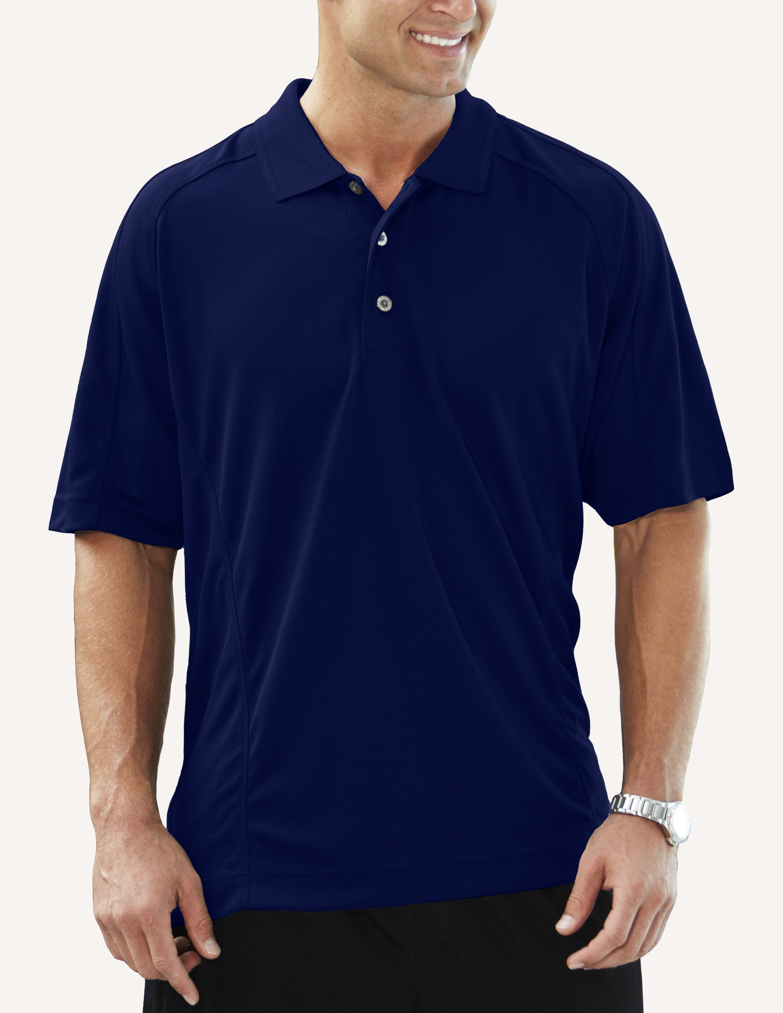 Men's Empire Ottoman Solid Polo Shirt 8