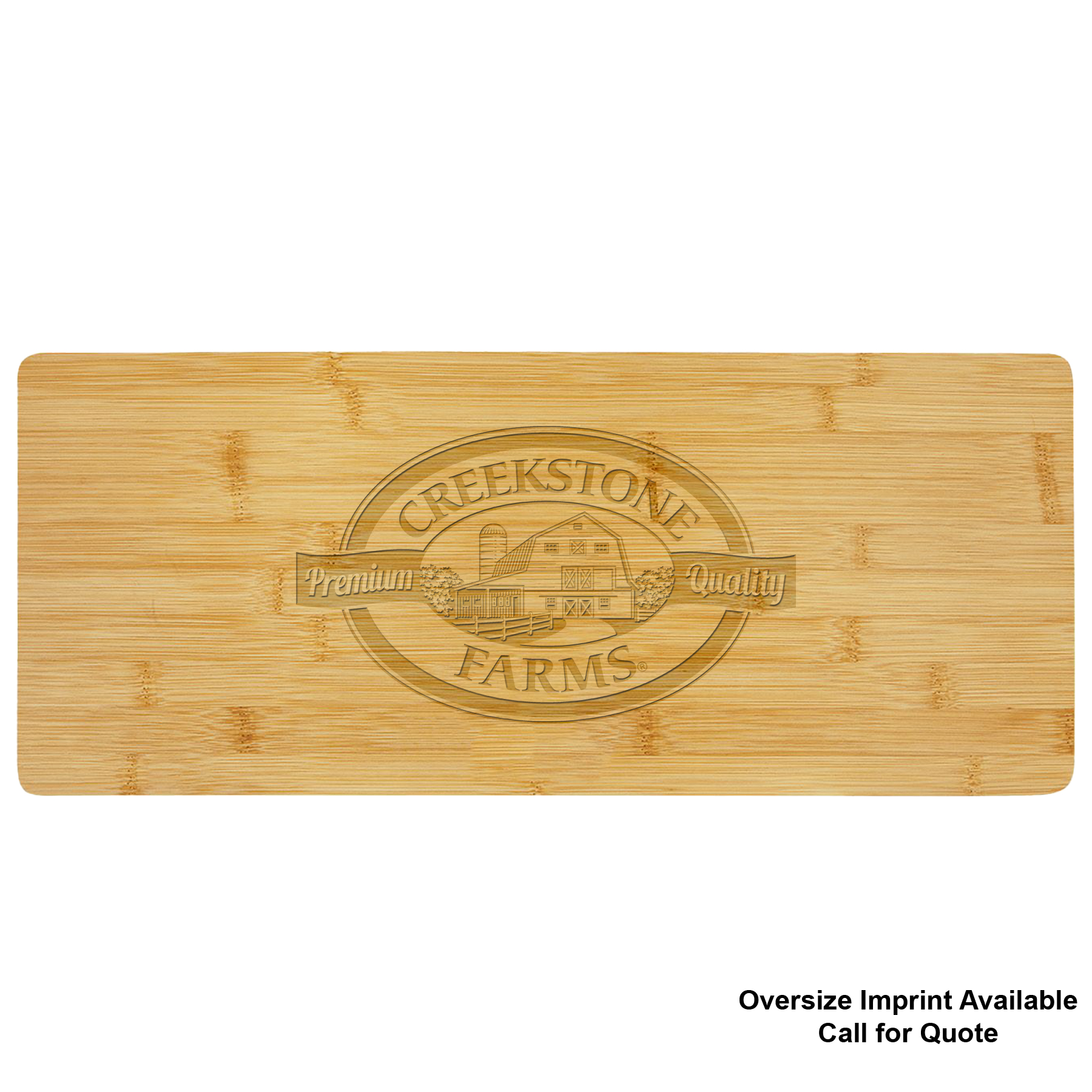 19" x 8" Bamboo Charcuterie Board 4