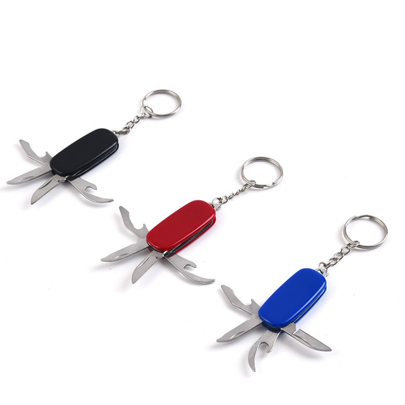 Stainless Steel Key Chain Pocket Multi-Tool 7