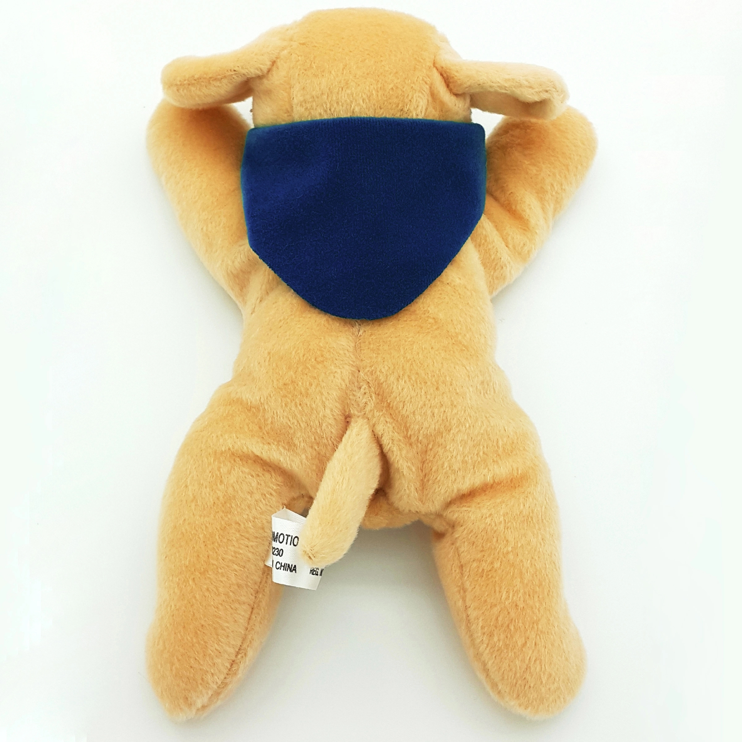8" Laying Down Beanie Dog 4