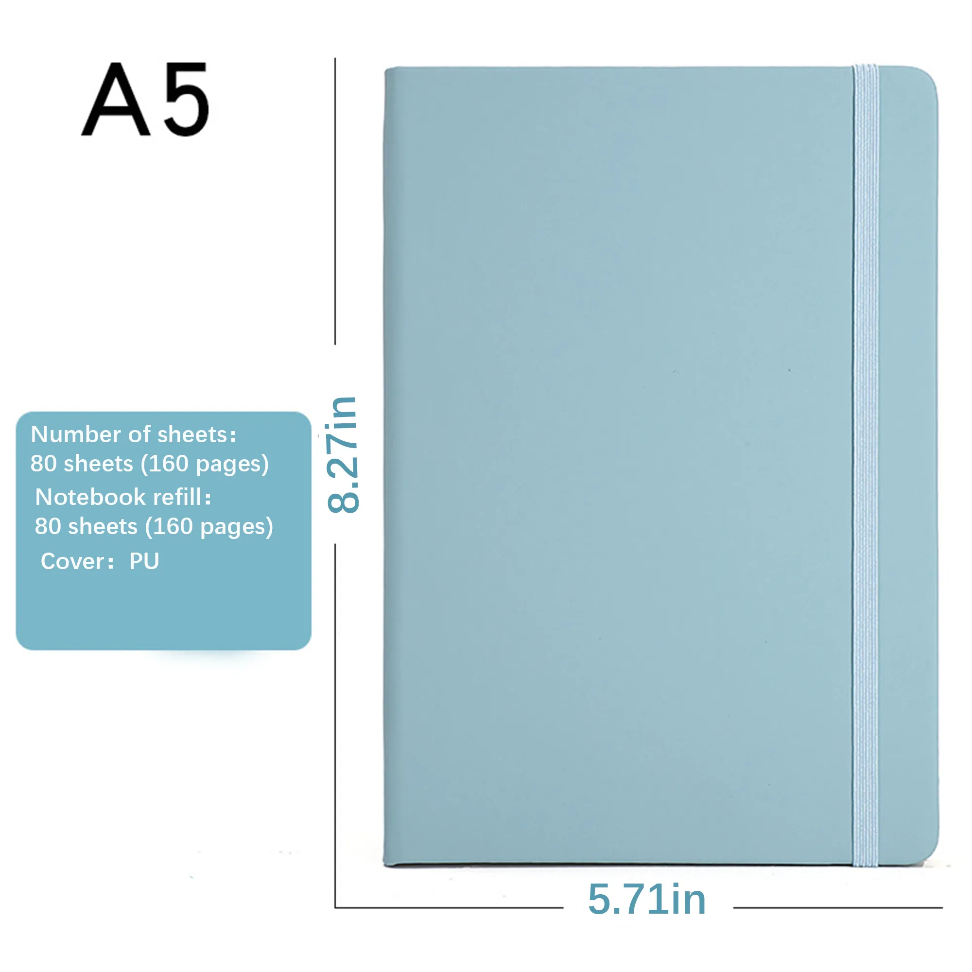 A5 Bound Notebook Logo Printed for Business Meetings 3