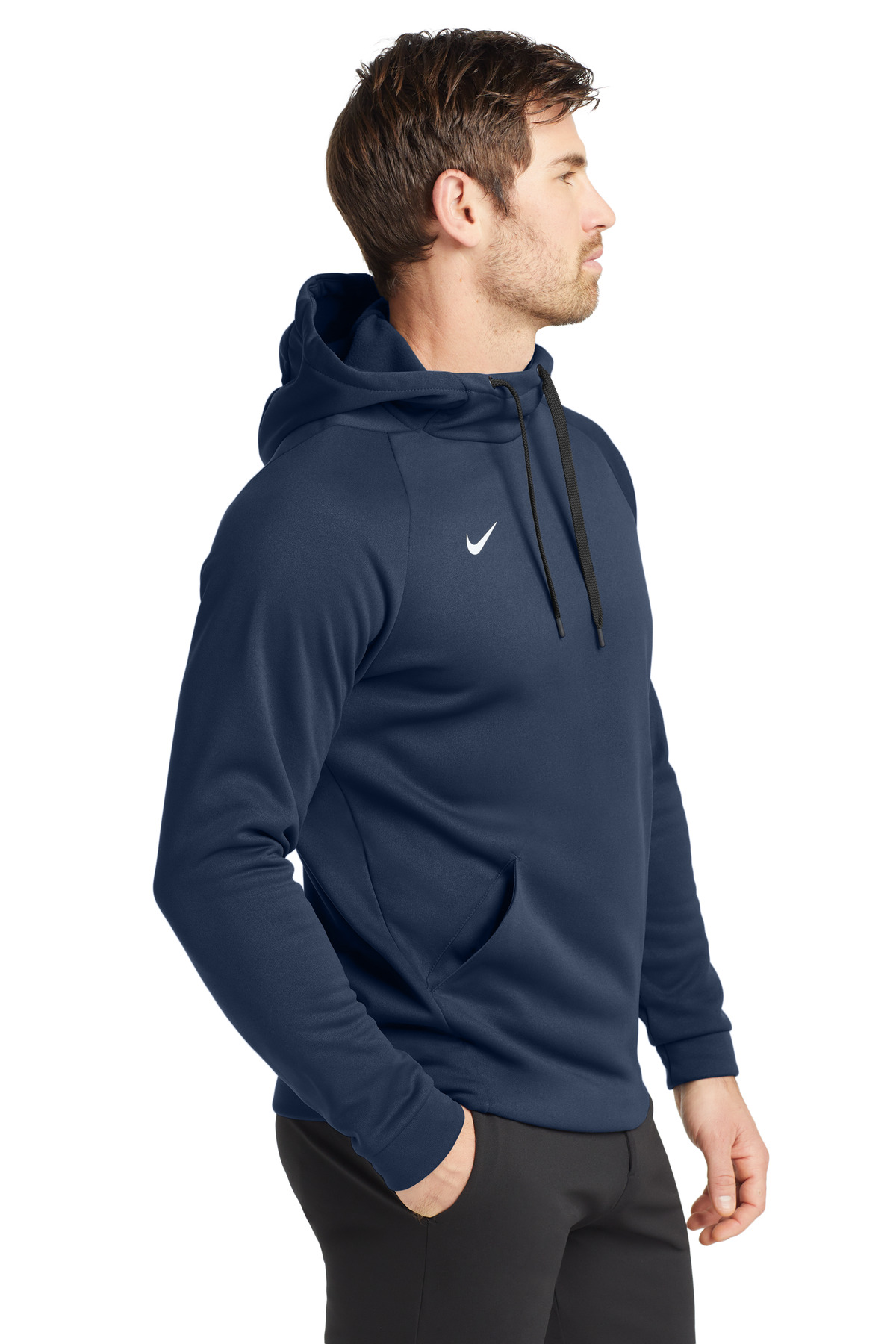 Nike Therma-FIT Pullover Fleece Hoodie CN9473, custom hoodie or sweatshirt with logo imprint 34