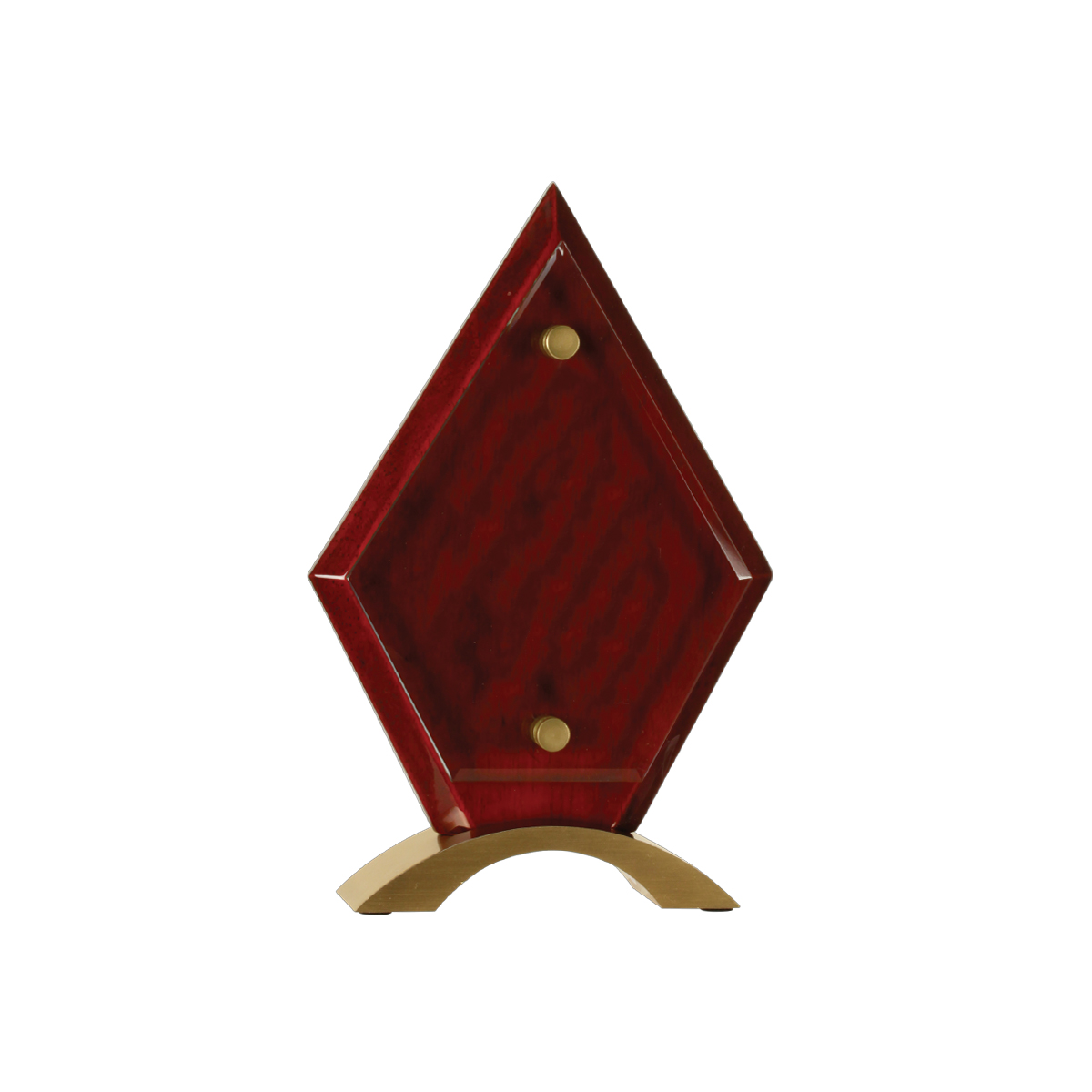 8 1/2" Diamond Rosewood Piano Finish Floating Jade Glass Standup 2