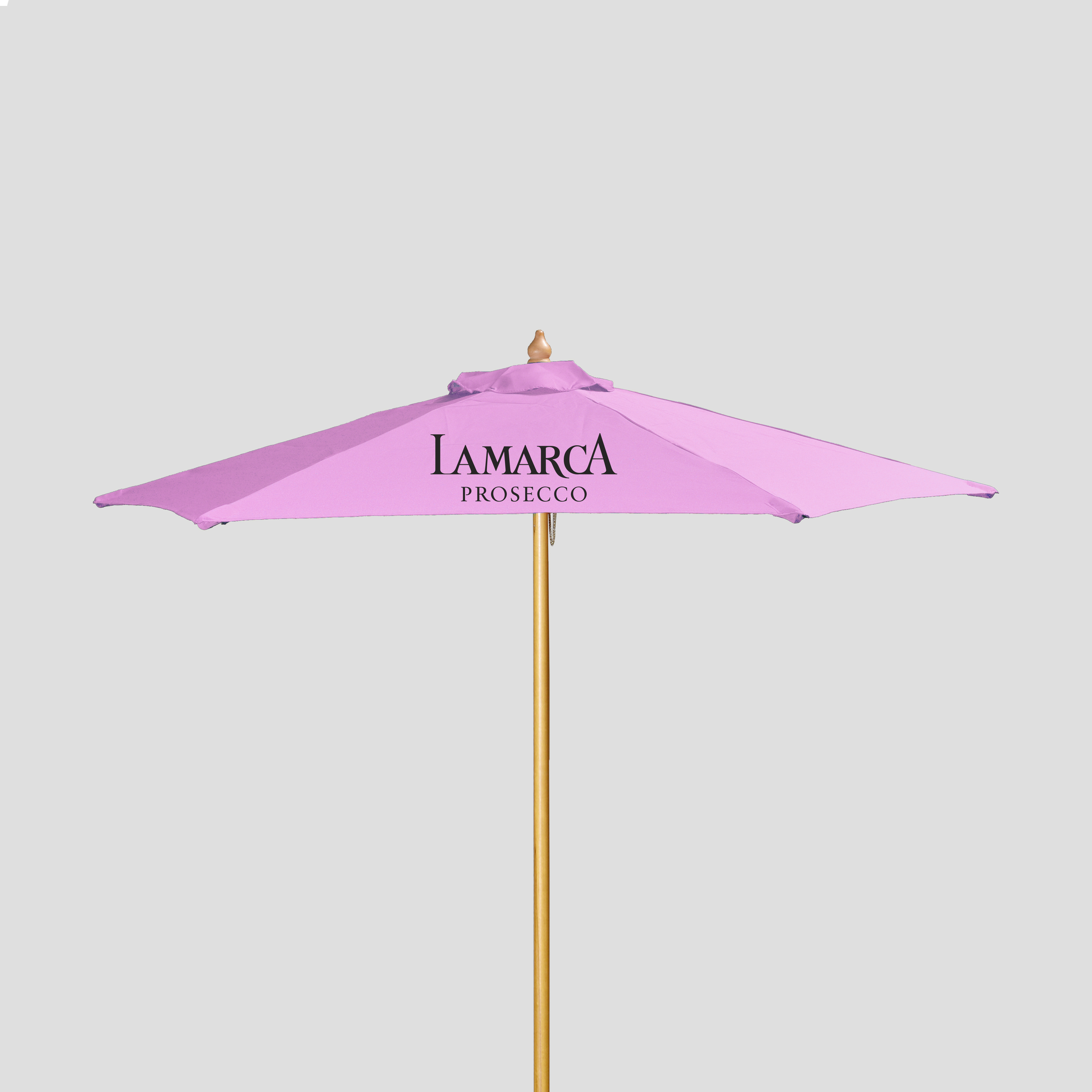7' Wood Market Umbrella