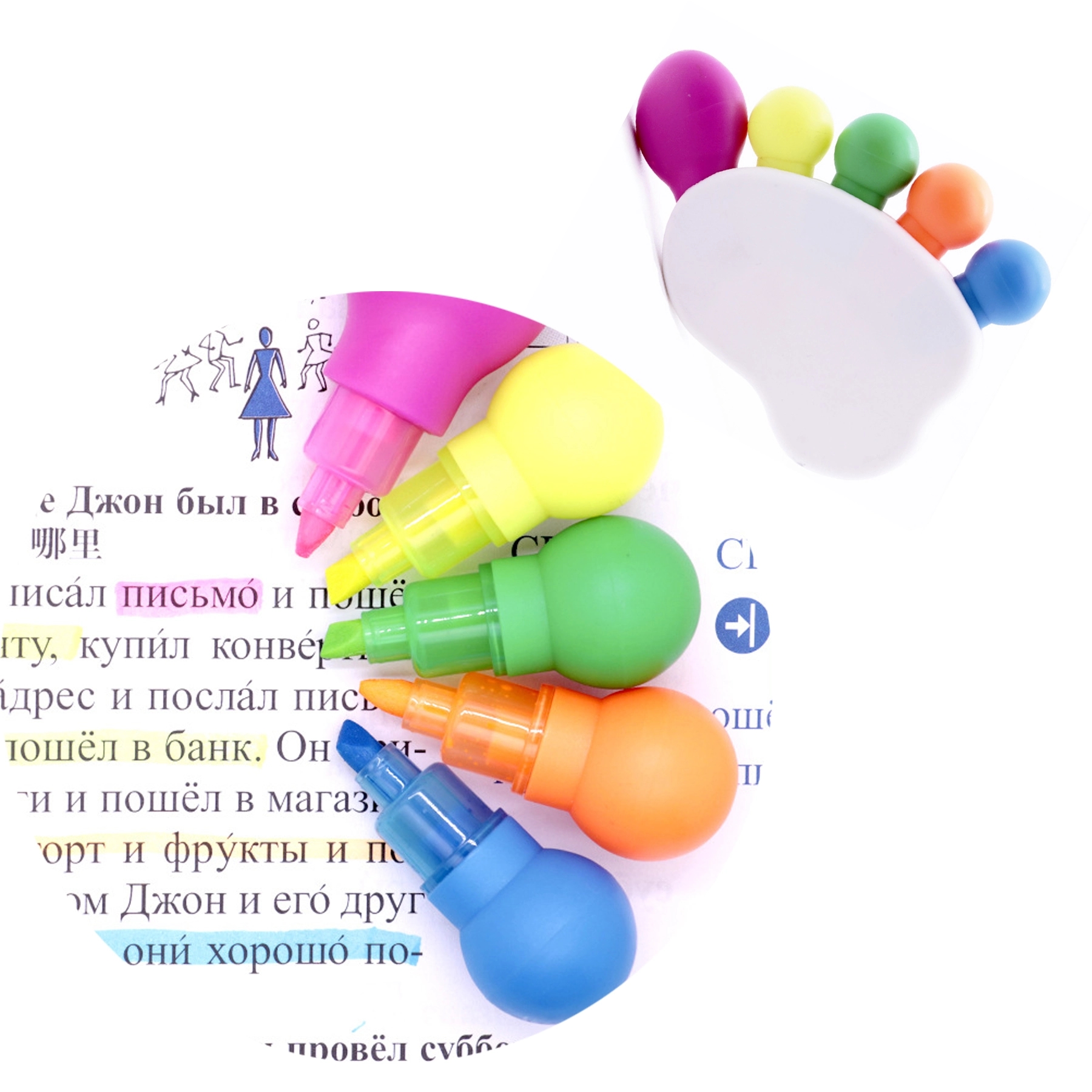 Toe Shape Highlighter Pen 3