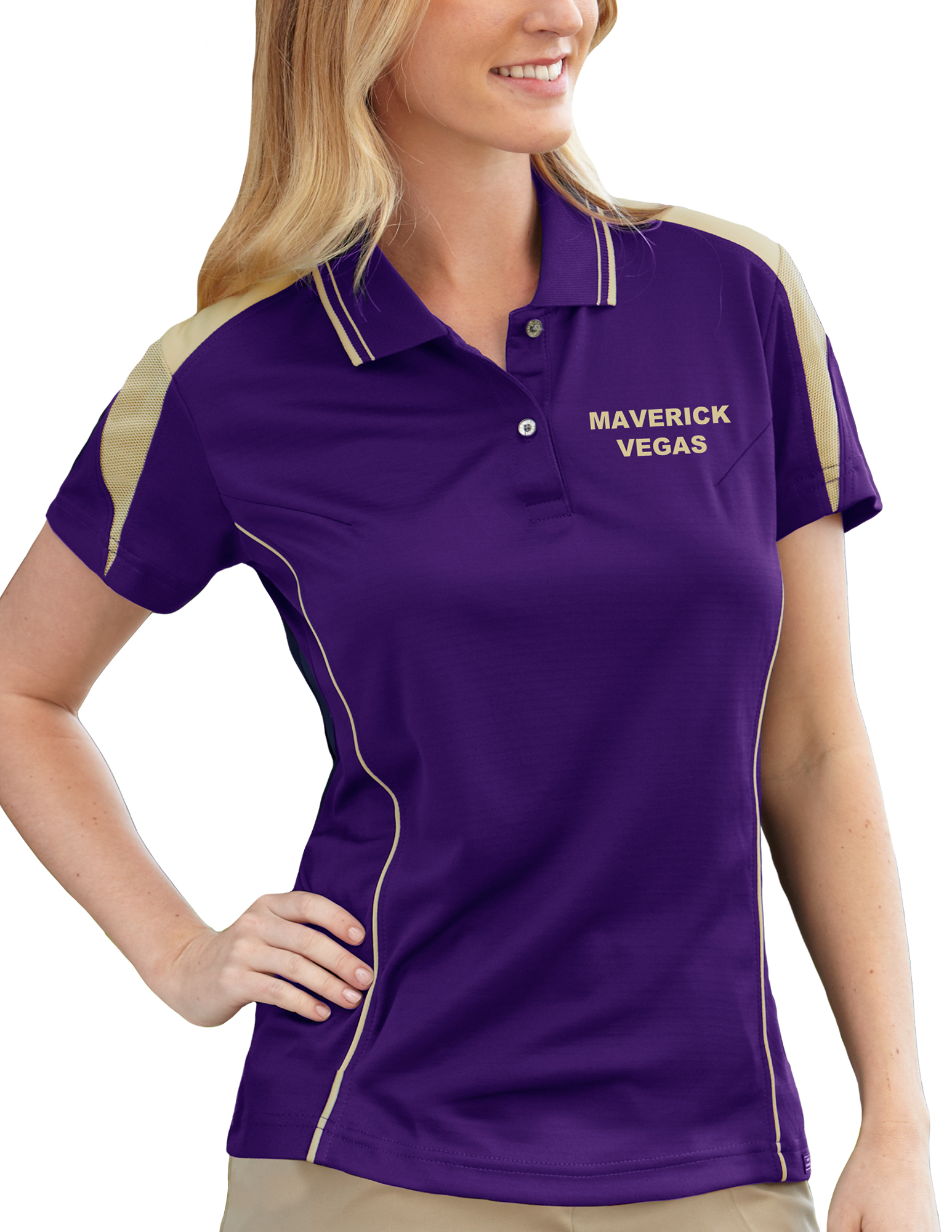 Ladies' Maverick Vegas Ottoman Polo Shirt 3