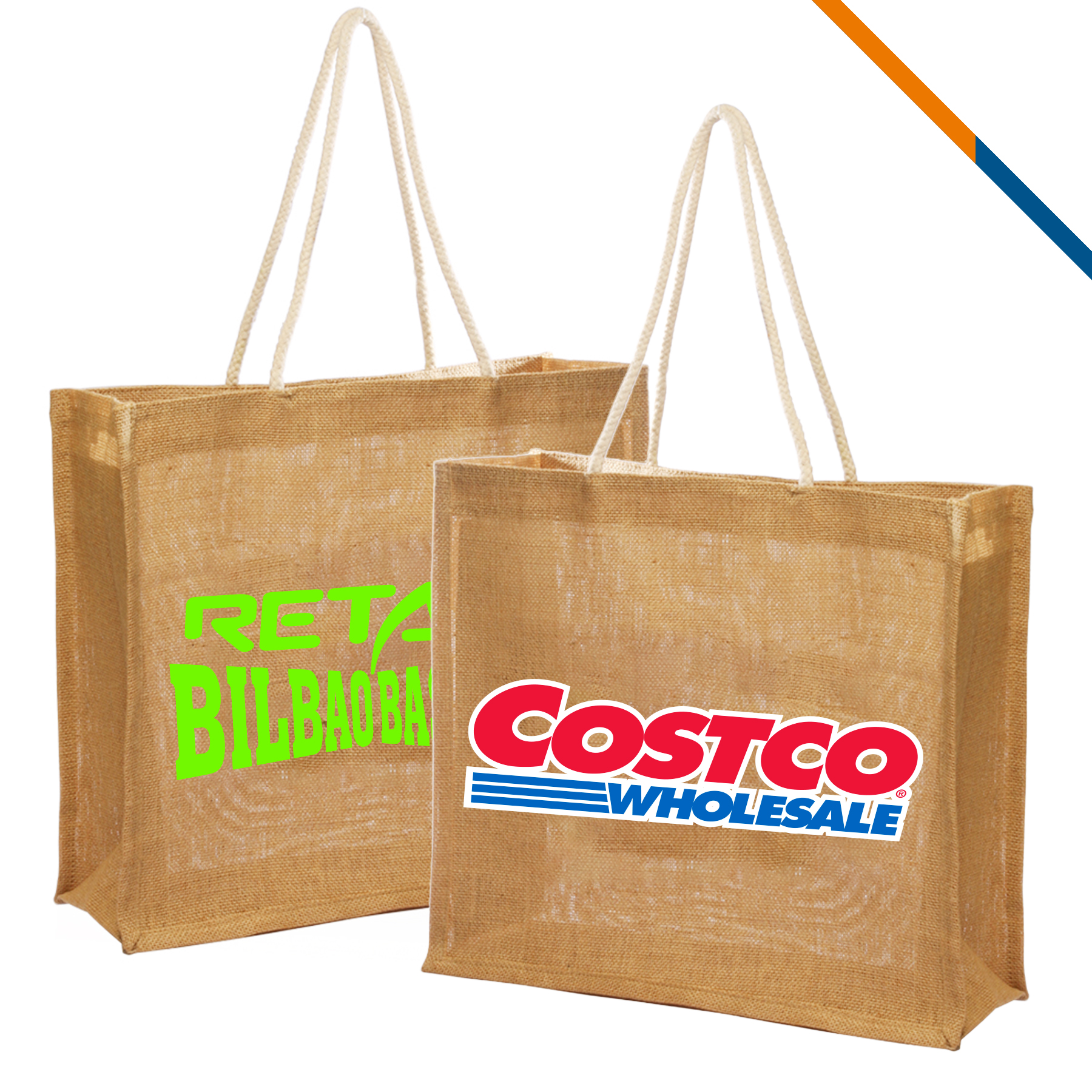 Cocab Jute Tote Bag, custom tote bag with logo imprint 2
