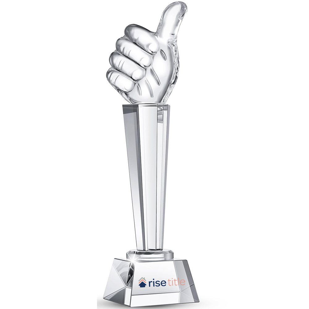 Thumbs Up Award Trophy 4