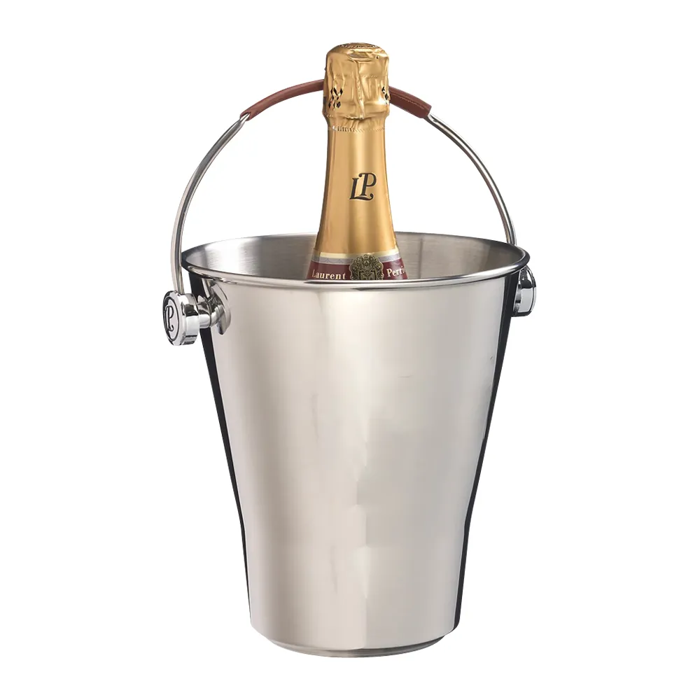 Large Metal Perrier Ice Bucket 6