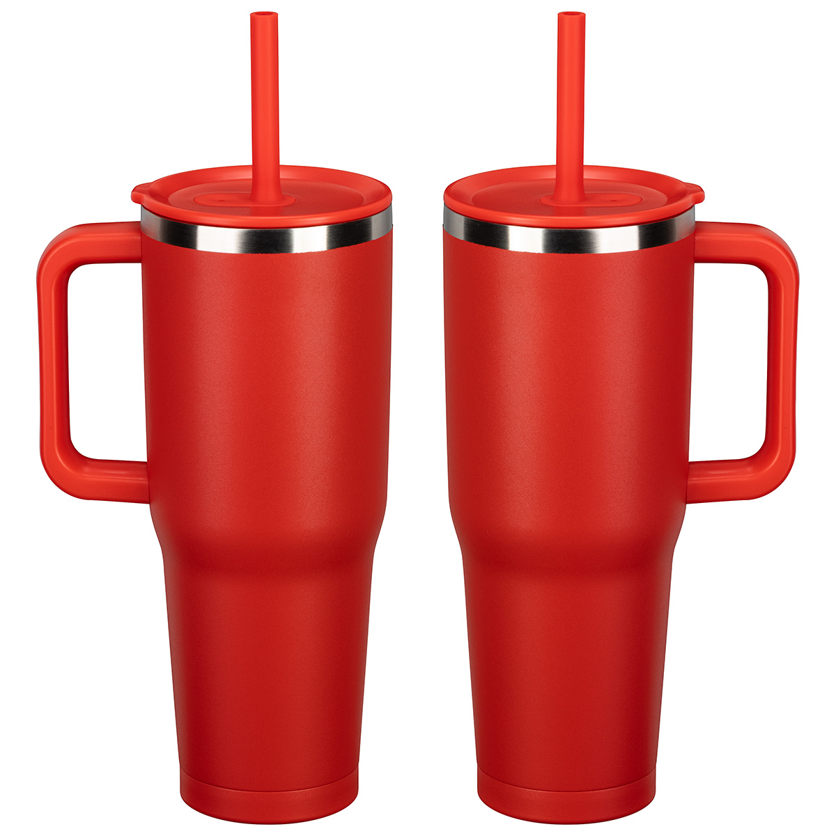 SENSO® Summit 40 oz Insulated Stainless Steel Travel Mug with Press-In Straw Lid 29