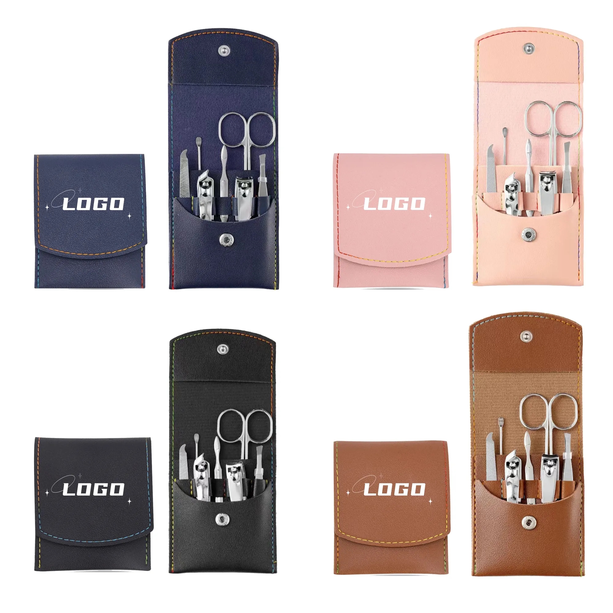 7 Pieces Stainless Steel Manicure Kit