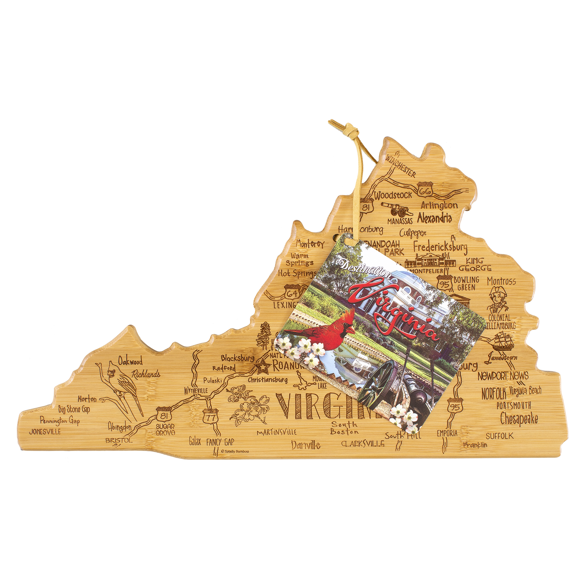 Destination Virginia Cutting & Serving Board 5