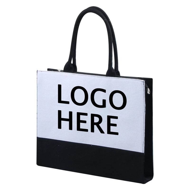 Custom Canvas Shopping Handbag & Eco-Friendly Tote Bag, custom tote bag with logo imprint 7