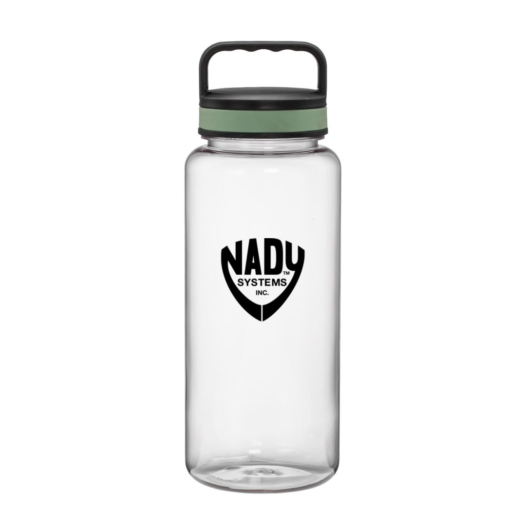 Brecon Wide Mouth Bottle w/ Twist Lid - 42oz, custom water bottle with logo imprint 4