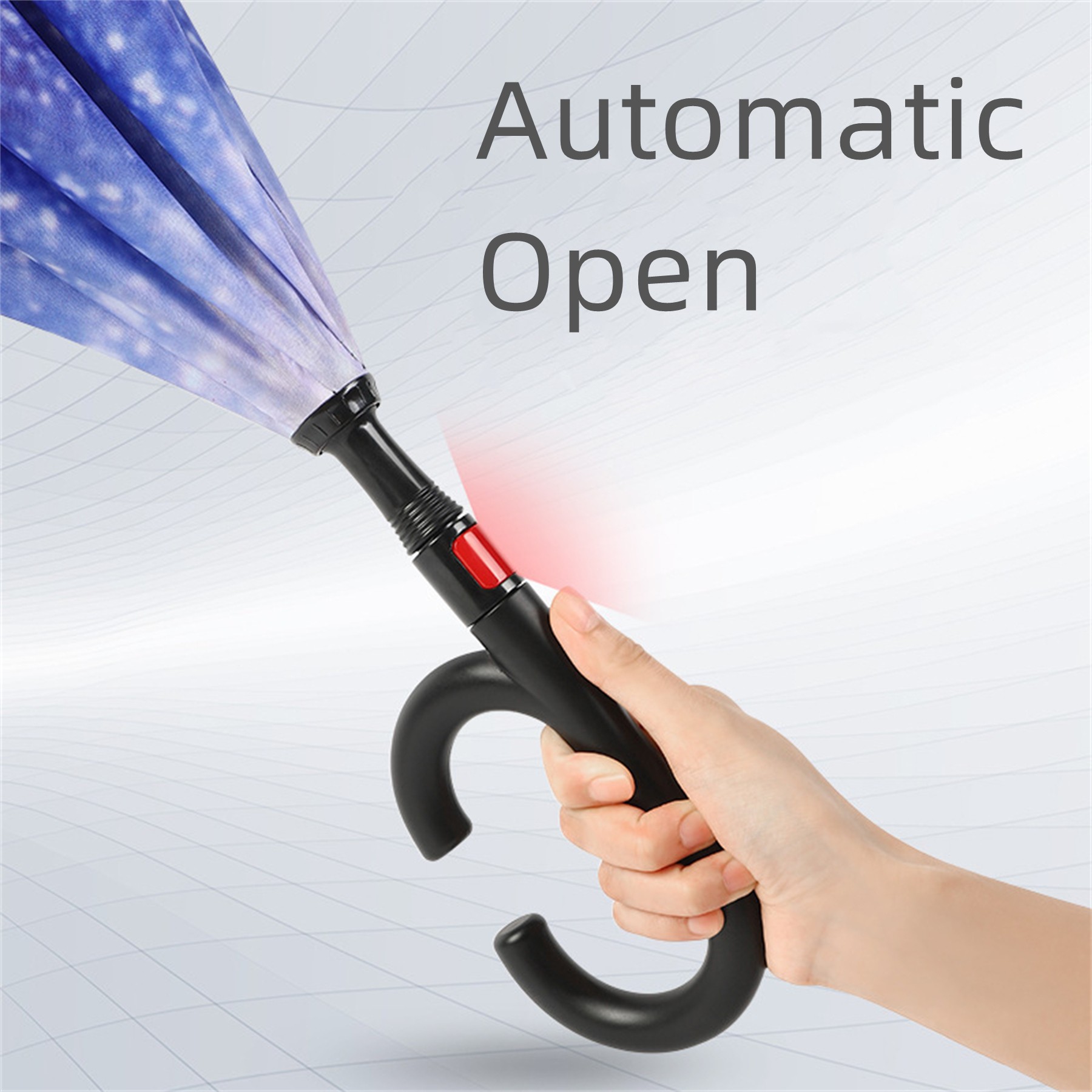 Automatic Open Inverted Reverse Umbrella 2