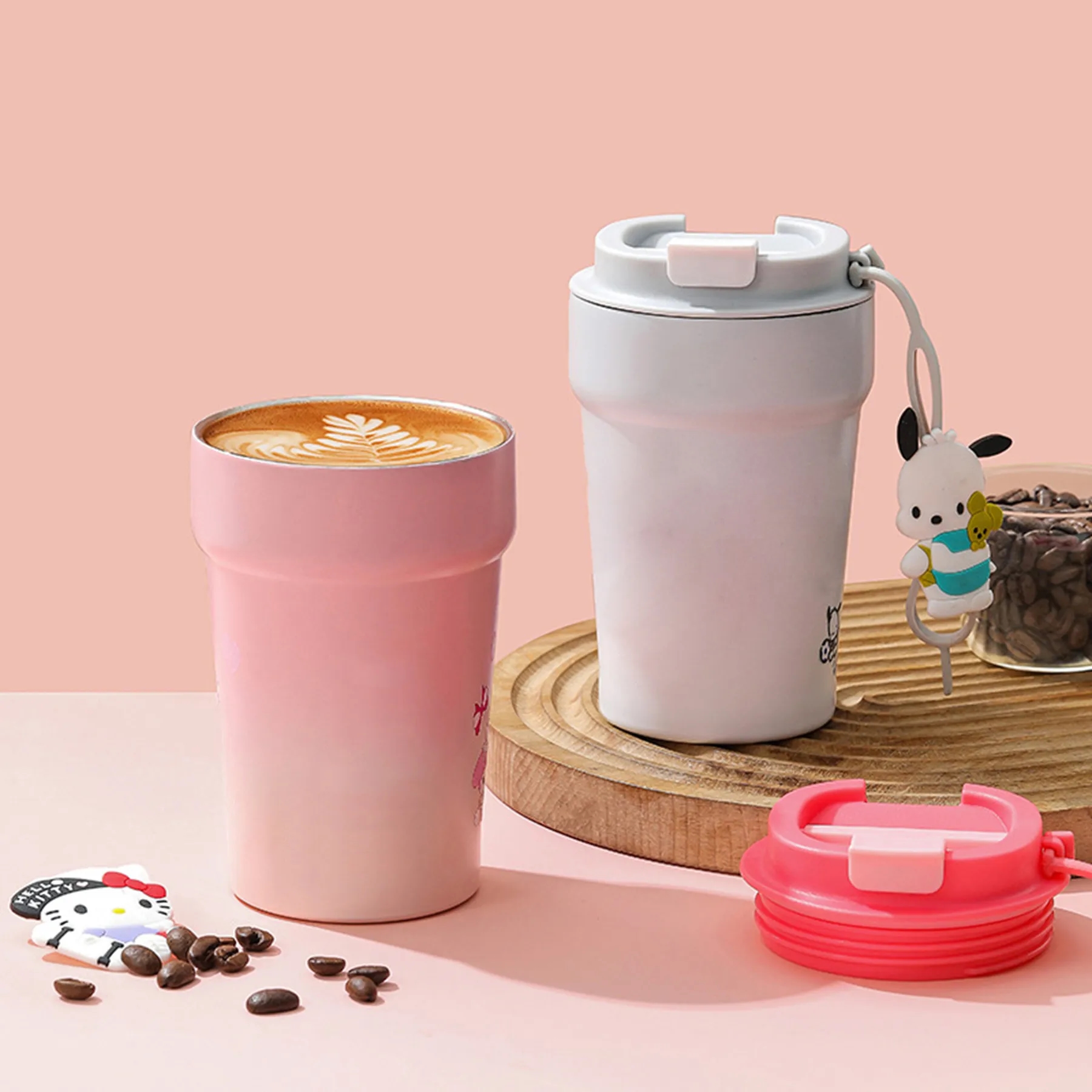 13 Oz. Stainless Steel Insulation Cartoon Coffee Cup 9