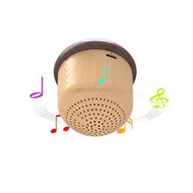 Nut Shape Wood Wireless Speaker 3