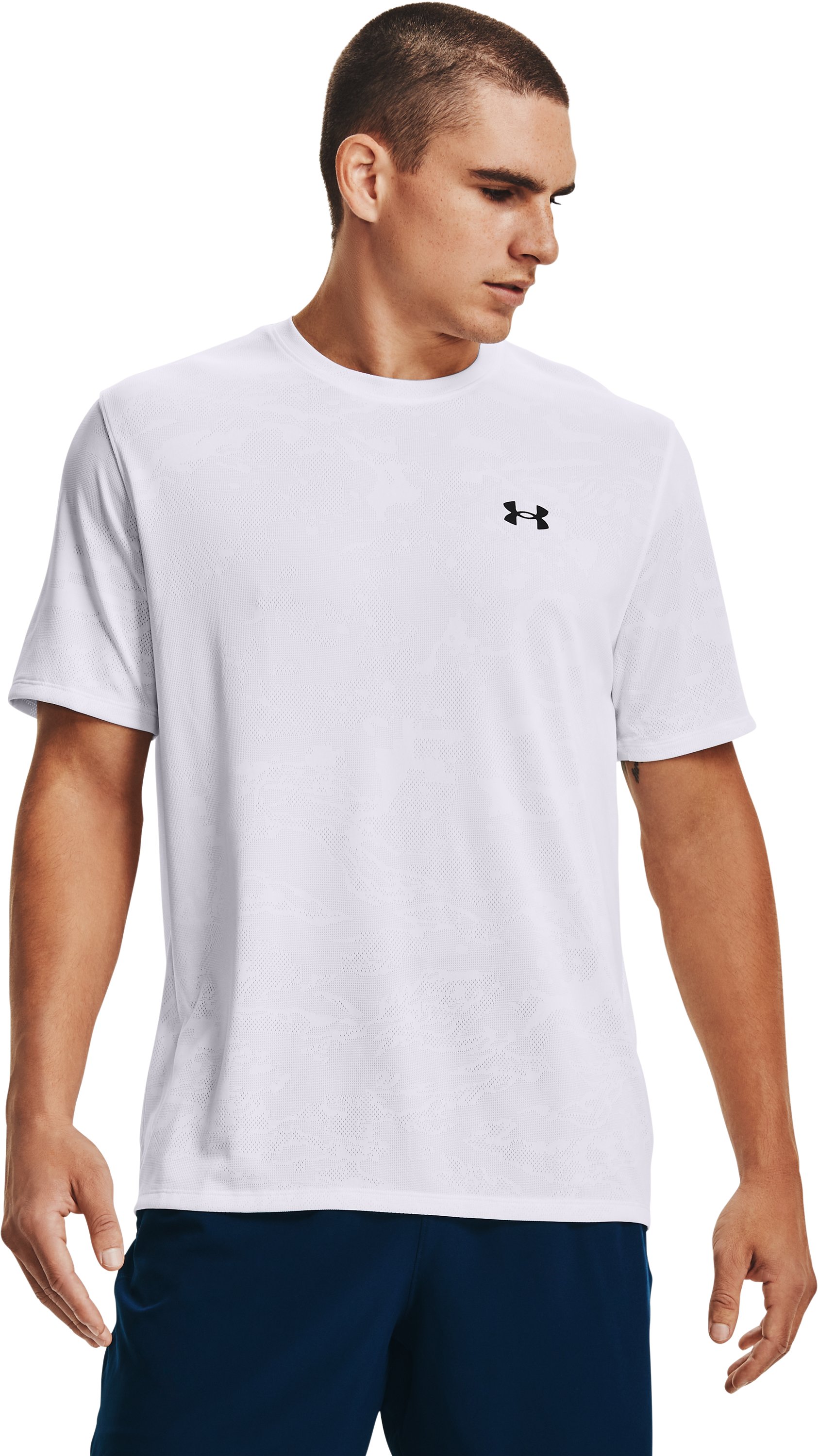 UA Vent Camo Men's Training Short Sleeve 11