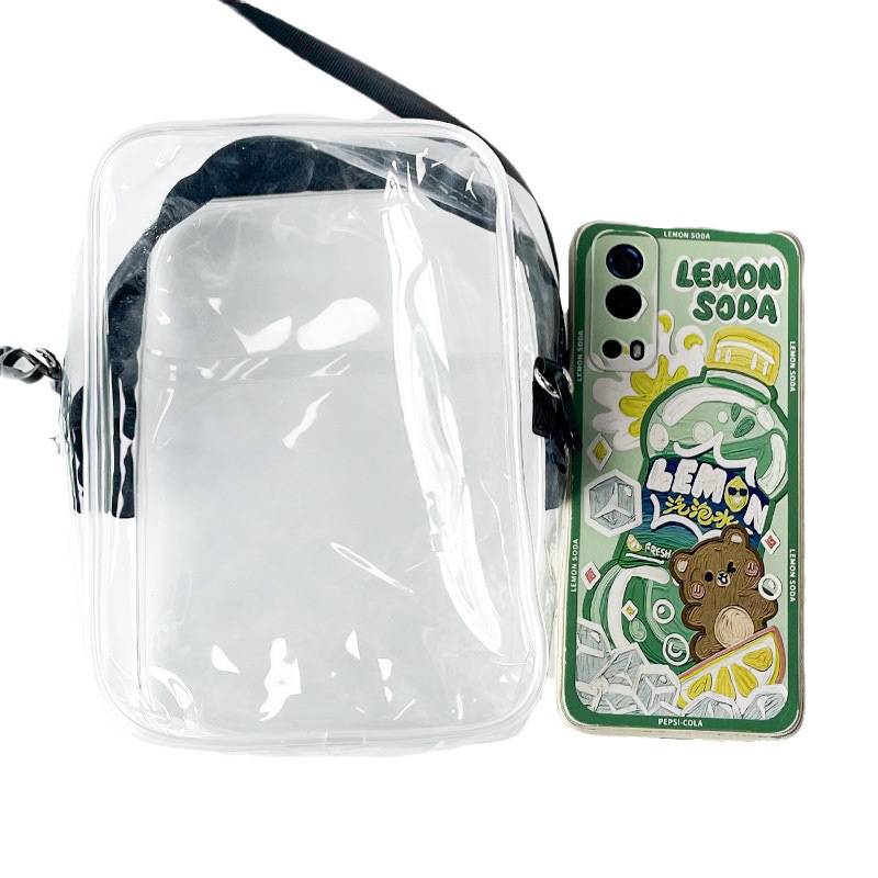 Custom Fashion PVC Transparent Crossbody Phone Bag 1