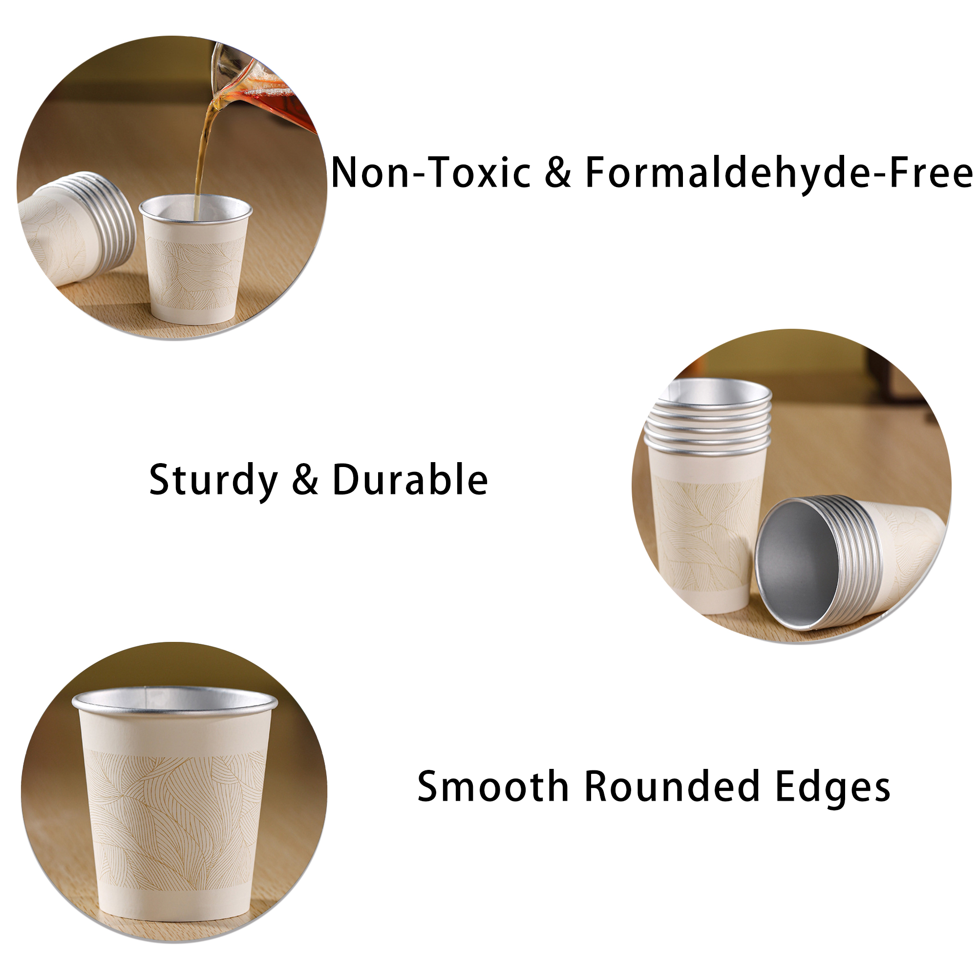 Custom Disposable Aluminum Foil Paper Cup 2