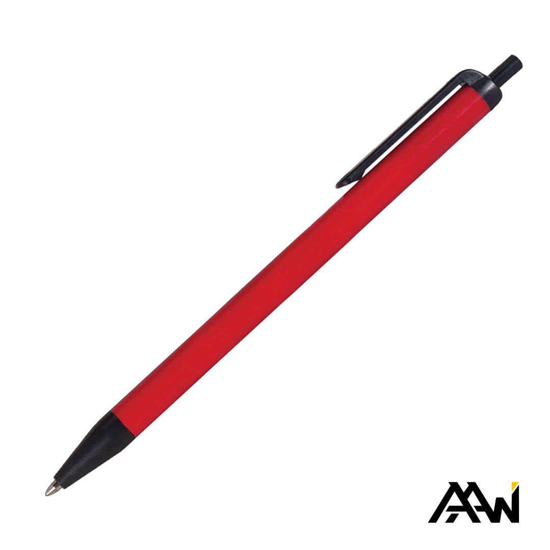 Value Slim Pen w/Glossy Colored Barrel - Matte Black Accent 13