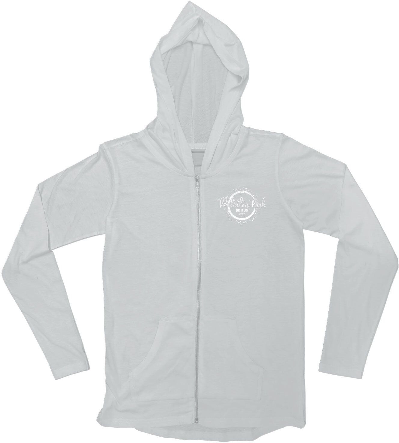 Light Weight Full Zip Hooded Jersey - Screen, custom hoodie or sweatshirt with logo imprint 17
