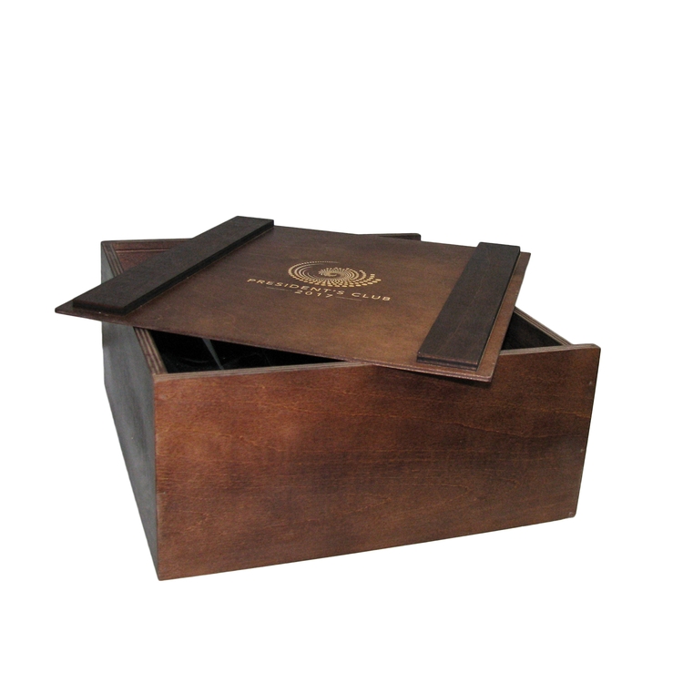 Crate Style Sliding Lid Box, 11 x 12 x 4.88" 5