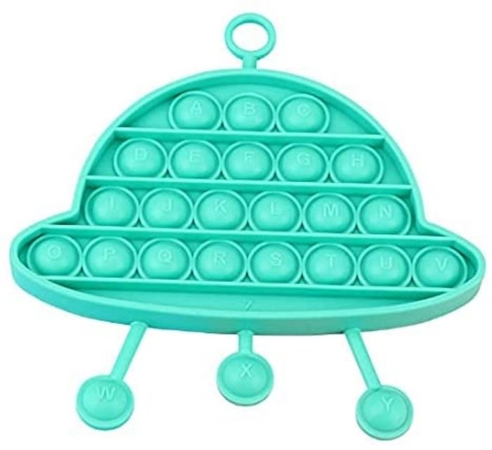 UFO Stress Reliever Silicone Push Pop Bubble Sensory Fidget 4