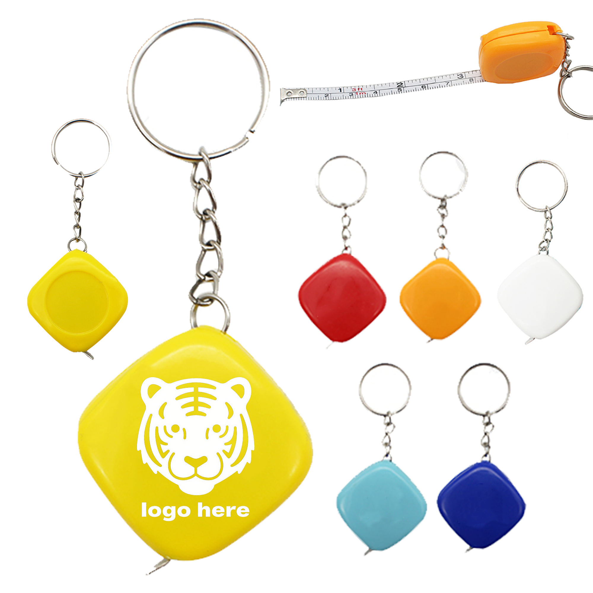 Portable Square Keychain Tape Measure 9