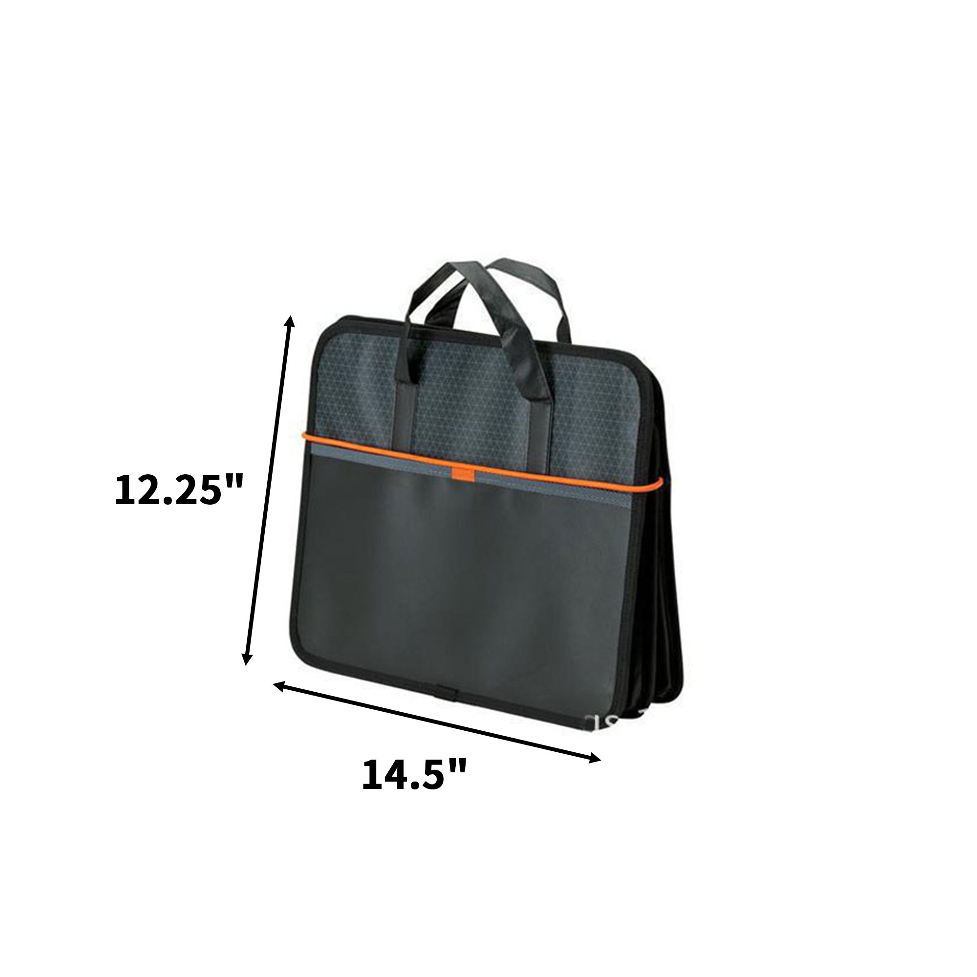 Foldable Oxford Trunk Storage Organizer With Dual Compartment 4