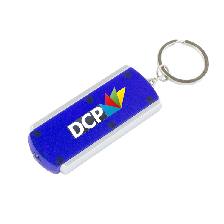 "Voyager FC" PhotoImage ® Full Color Imprint Slim Keyholder Keylight with Bright White LED Light 6